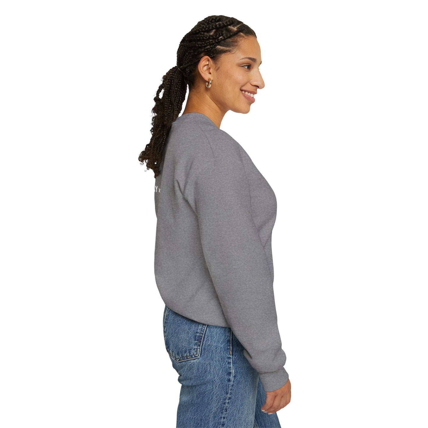 "Started Anyway" - Unisex Crewneck Sweatshirt
