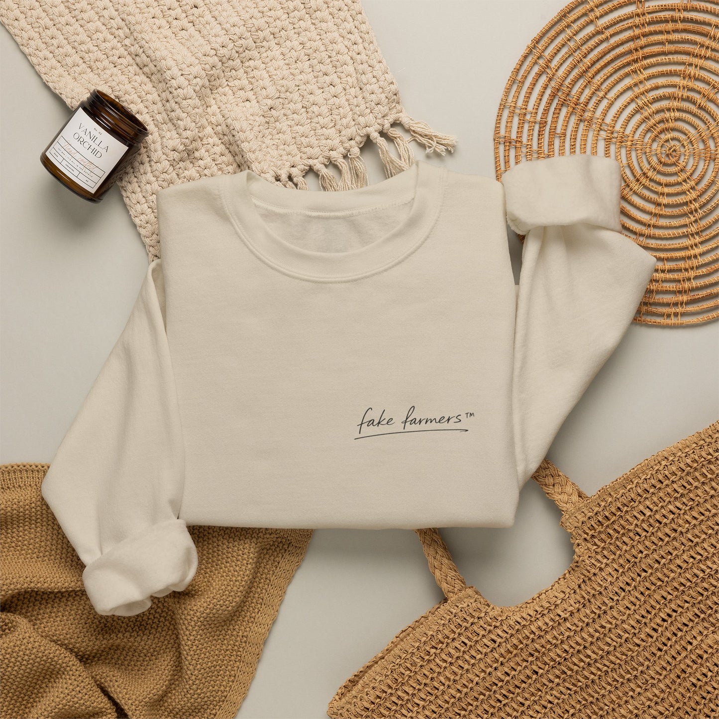 "Started Anyway" - Unisex Crewneck Sweatshirt
