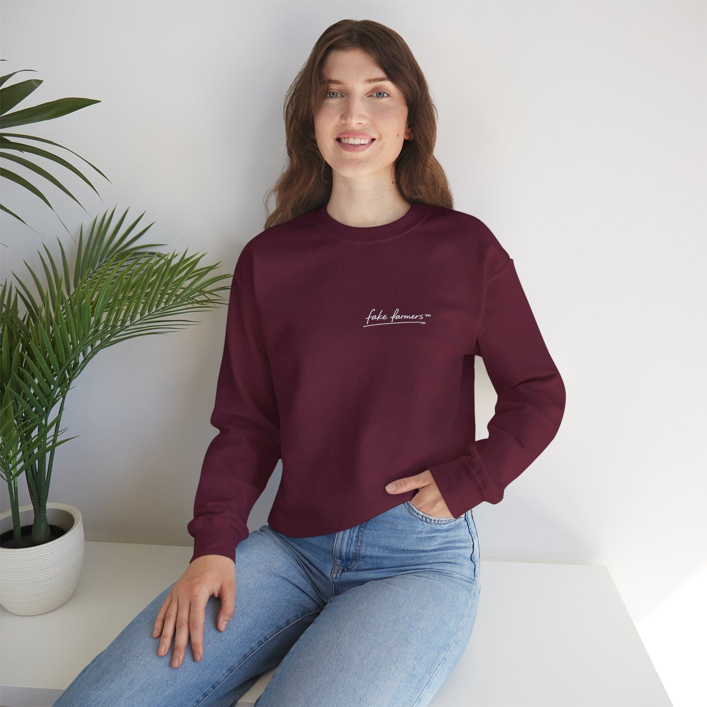"Started Anyway" - Unisex Crewneck Sweatshirt