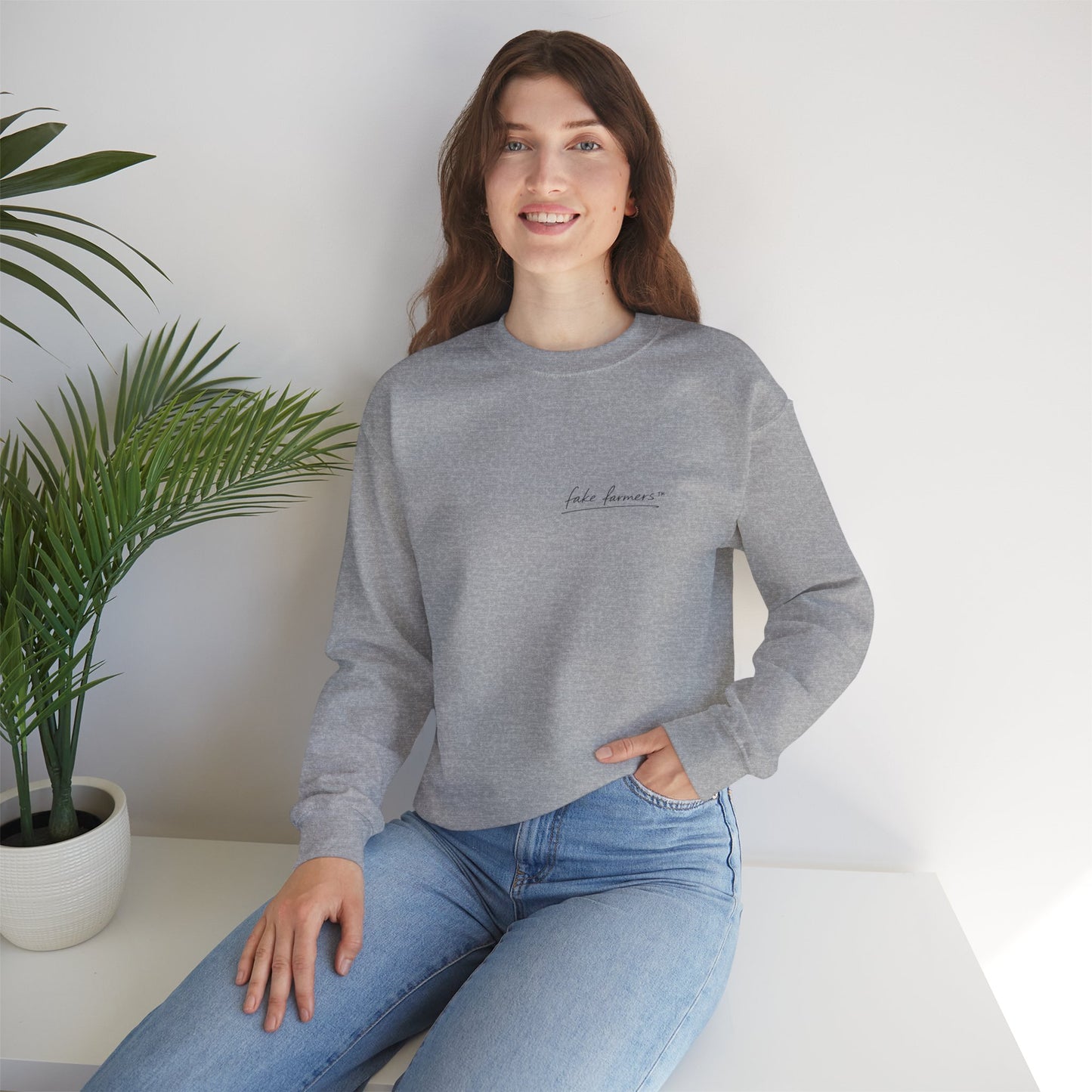 "Started Anyway" - Unisex Crewneck Sweatshirt