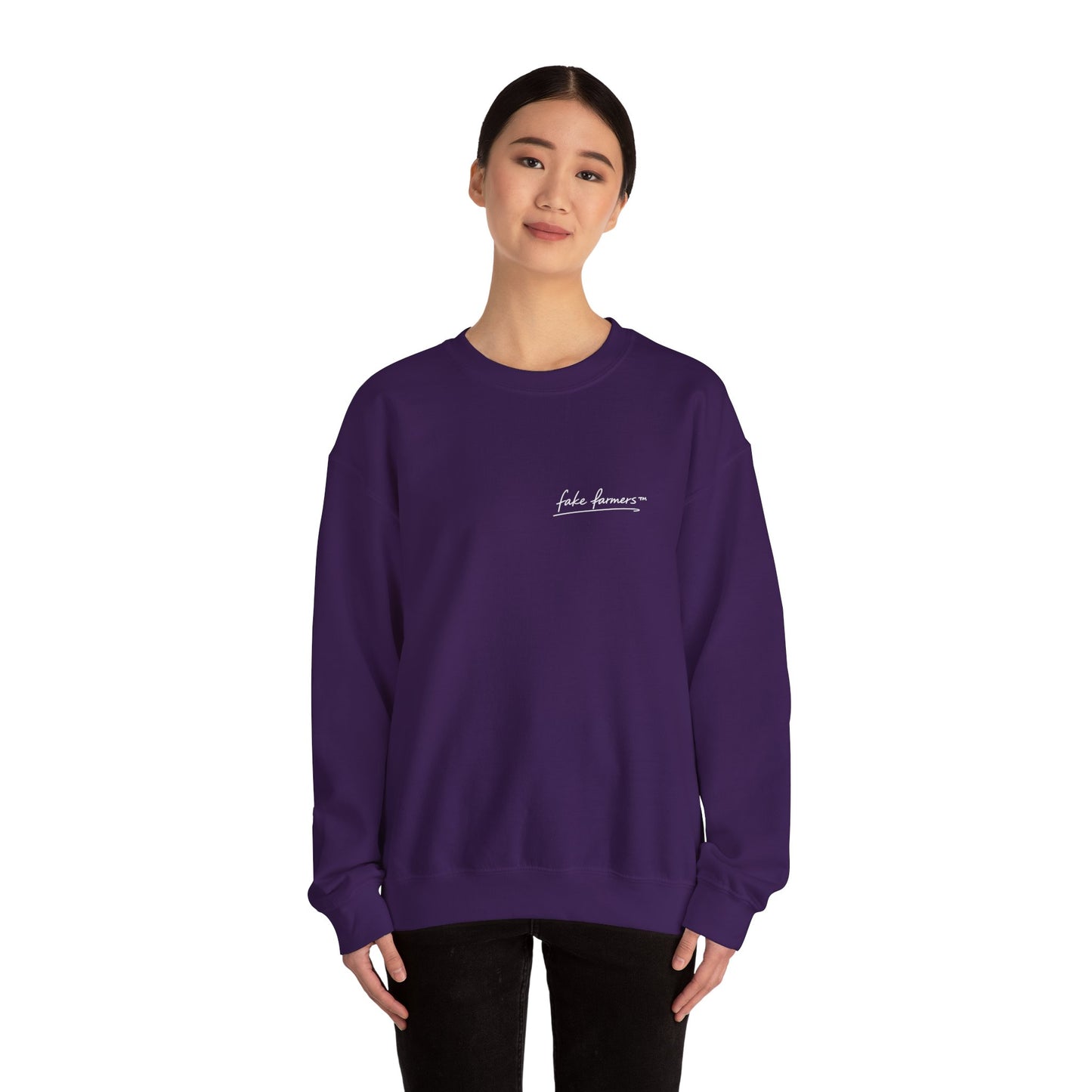 "Started Anyway" - Unisex Crewneck Sweatshirt