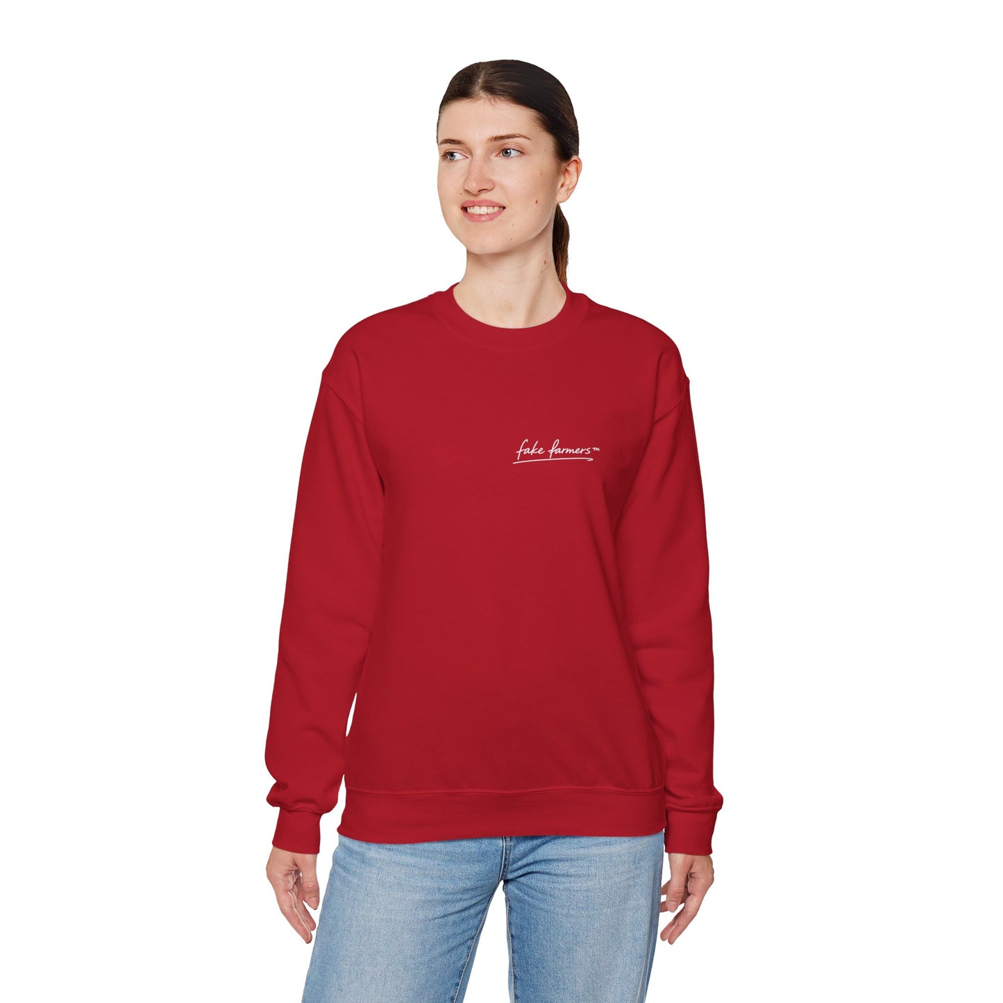 "Started Anyway" - Unisex Crewneck Sweatshirt
