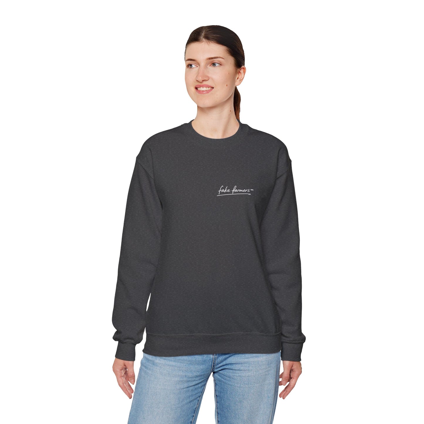 "Started Anyway" - Unisex Crewneck Sweatshirt
