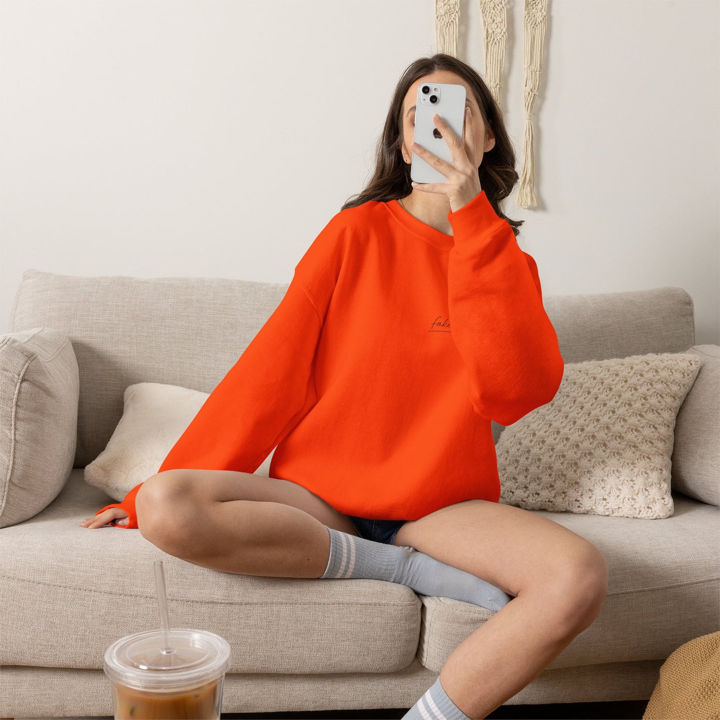 "Started Anyway" - Unisex Crewneck Sweatshirt