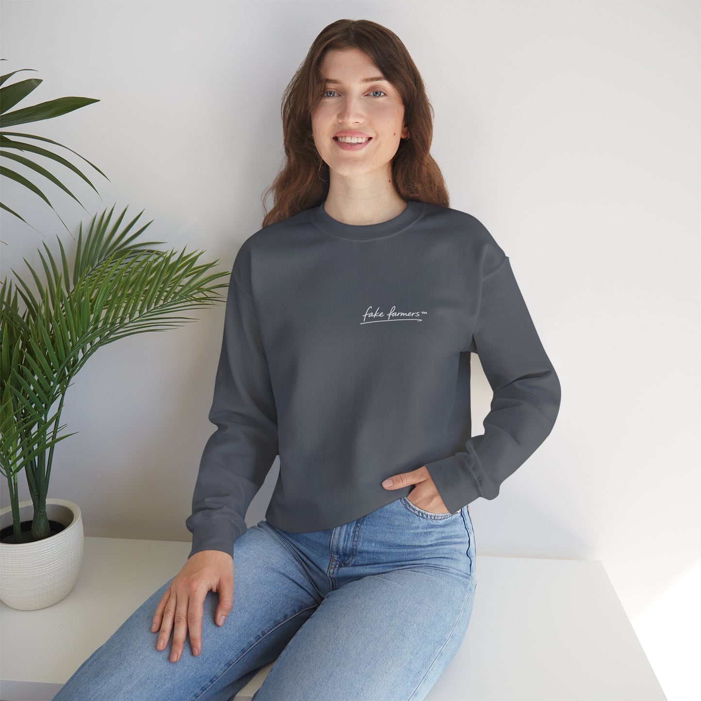 "Started Anyway" - Unisex Crewneck Sweatshirt