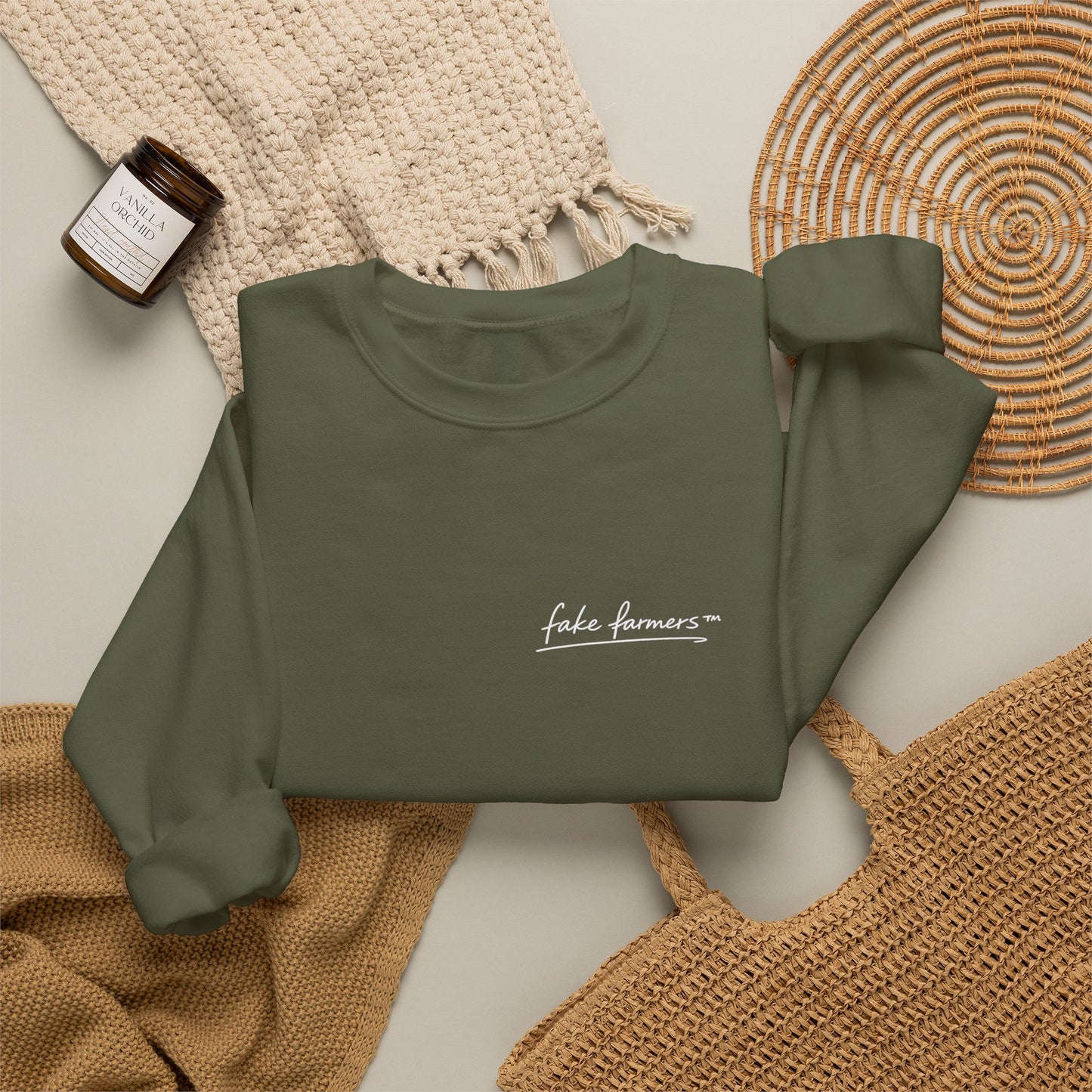 "Started Anyway" - Unisex Crewneck Sweatshirt