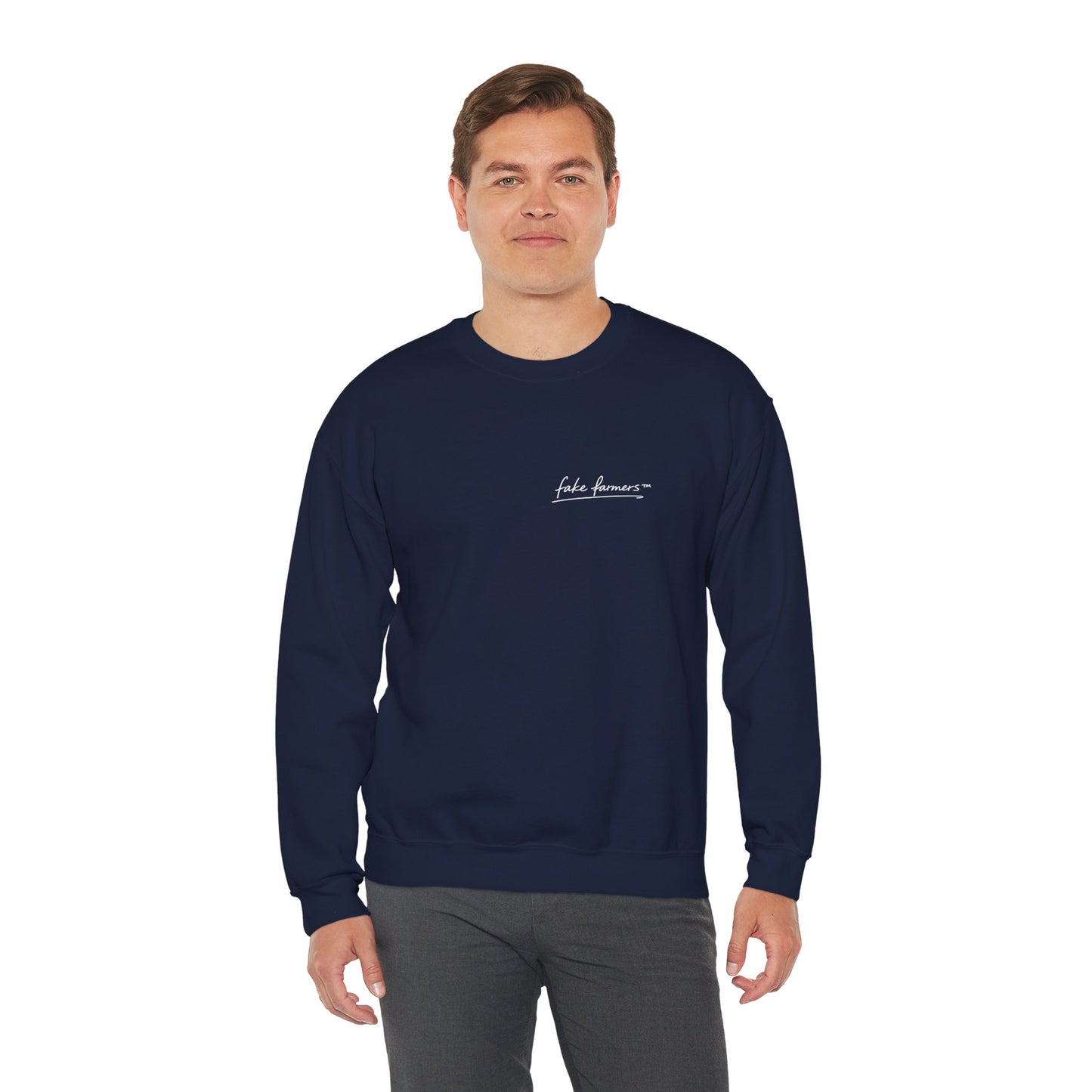 "Started Anyway" - Unisex Crewneck Sweatshirt