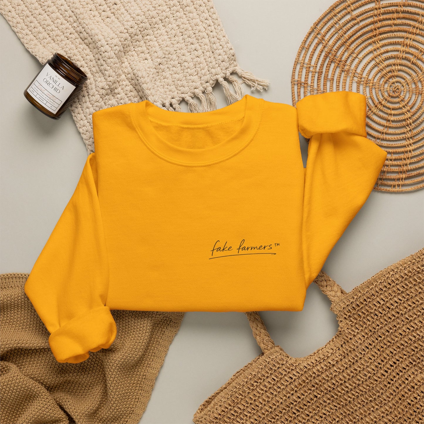 "Started Anyway" - Unisex Crewneck Sweatshirt
