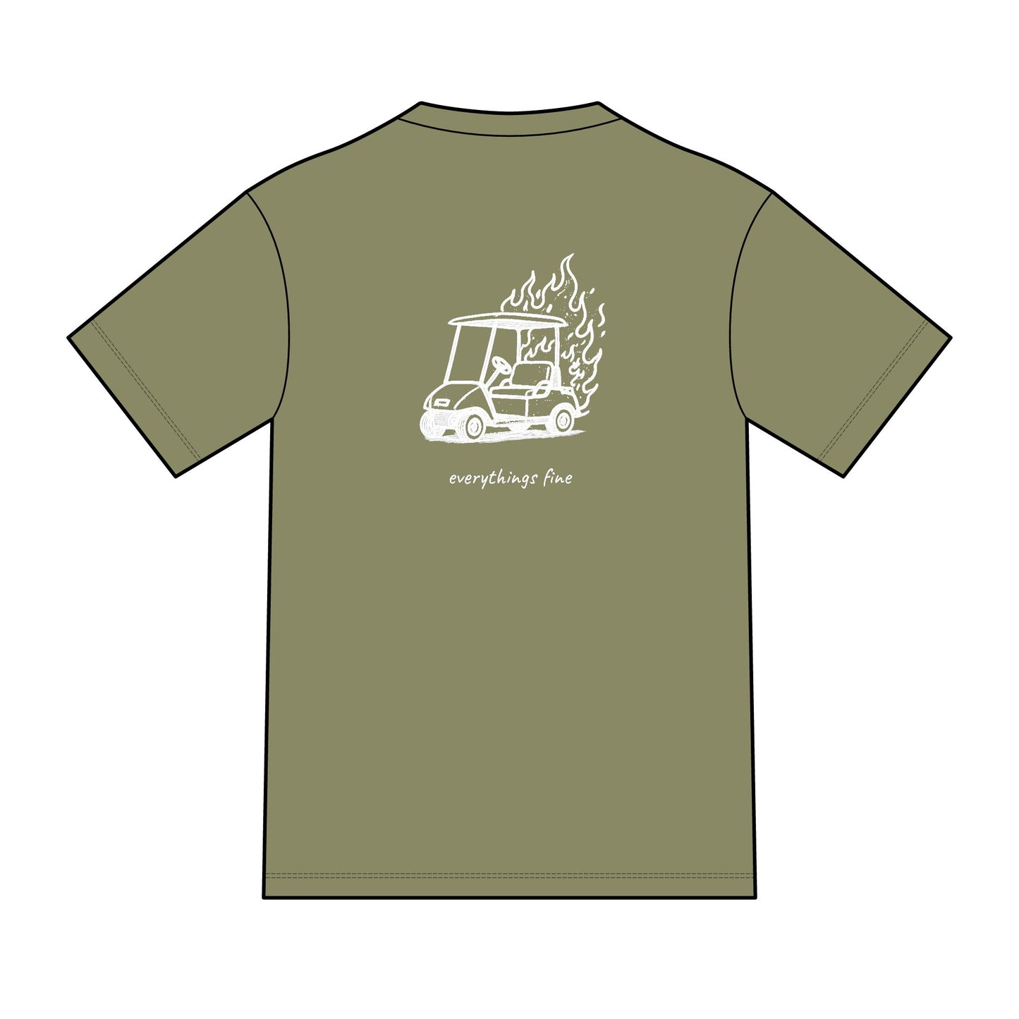 "Everything's Fine" Tri-Blend Unisex Tee