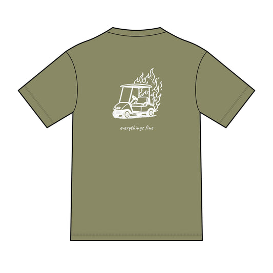 "Everything's Fine" Tri-Blend Unisex Tee
