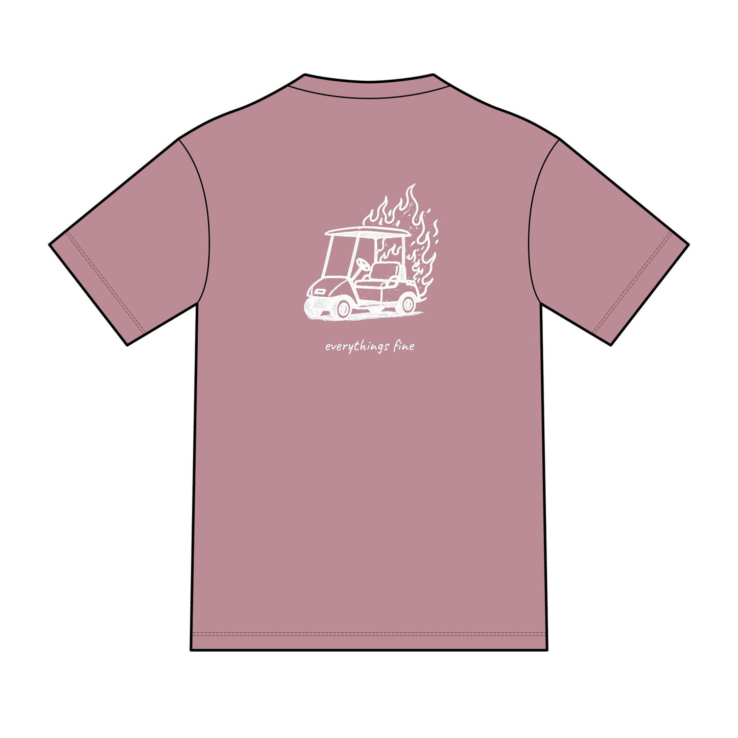 "Everything's Fine" Tri-Blend Unisex Tee
