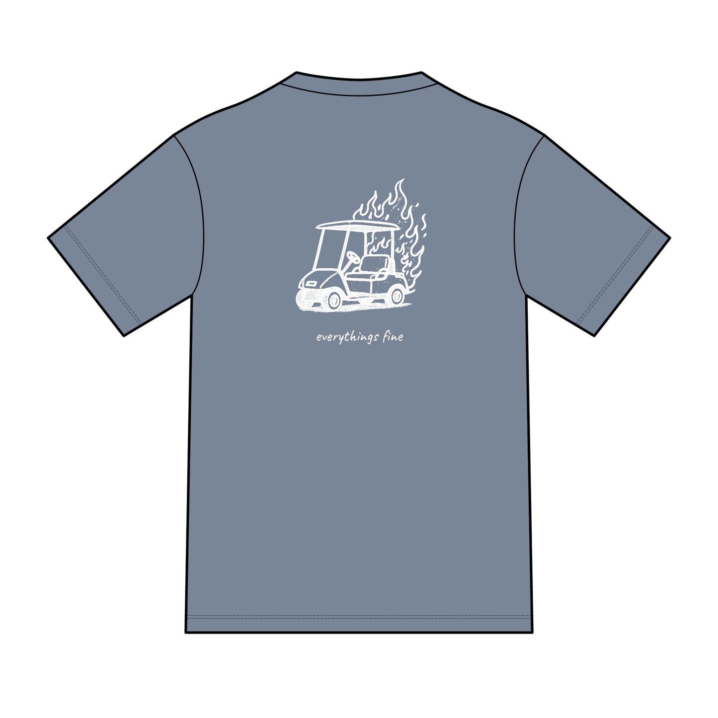 "Everything's Fine" Tri-Blend Unisex Tee
