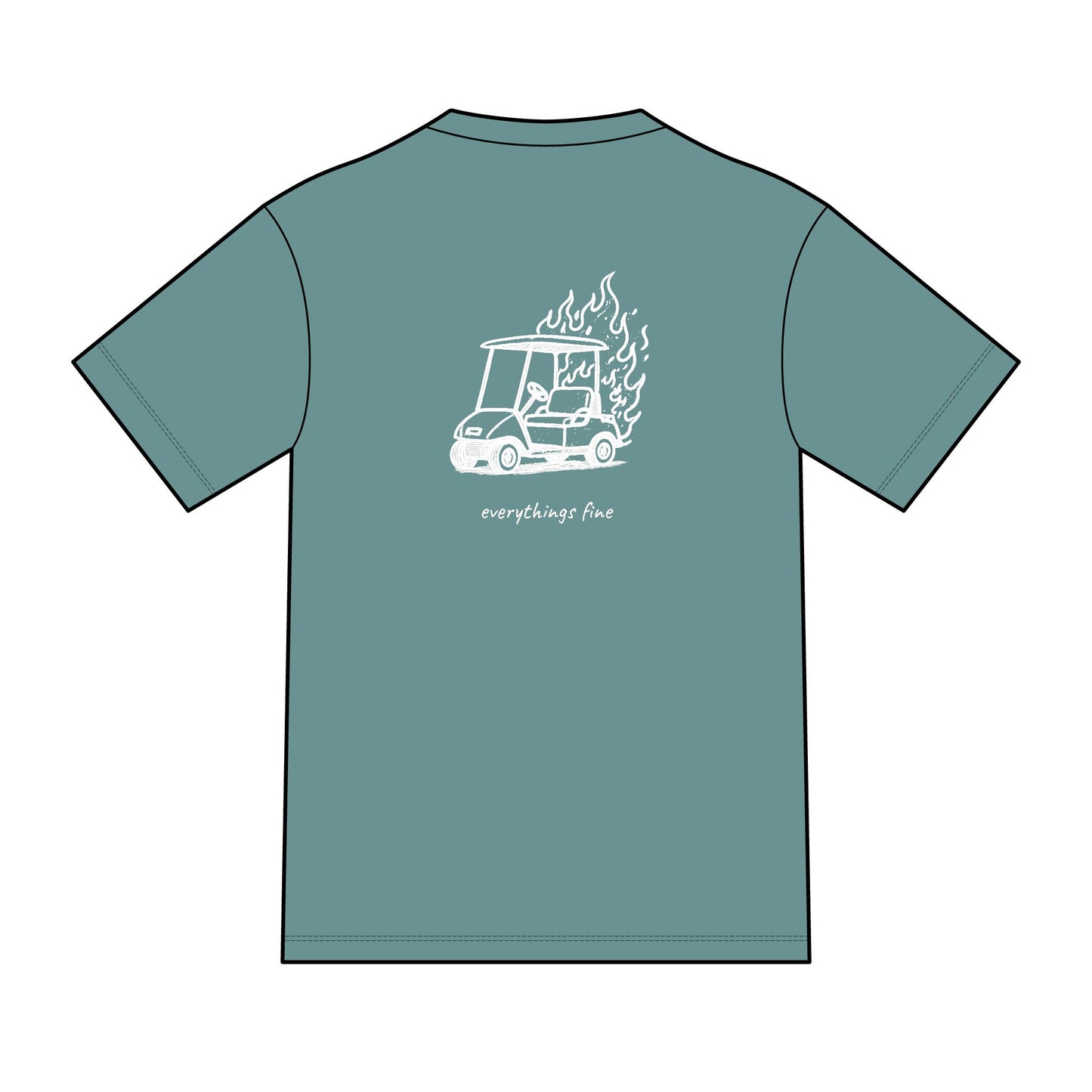 "Everything's Fine" Tri-Blend Unisex Tee