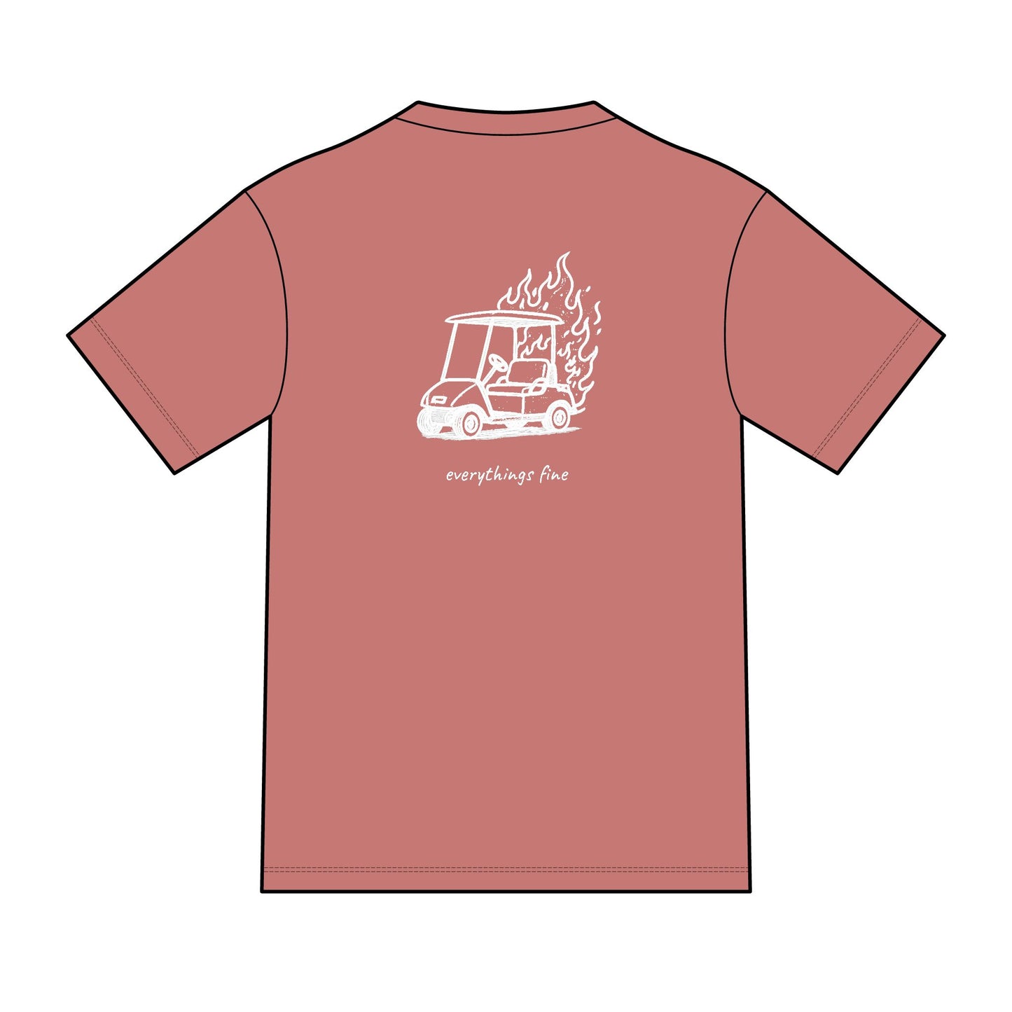 "Everything's Fine" Tri-Blend Unisex Tee