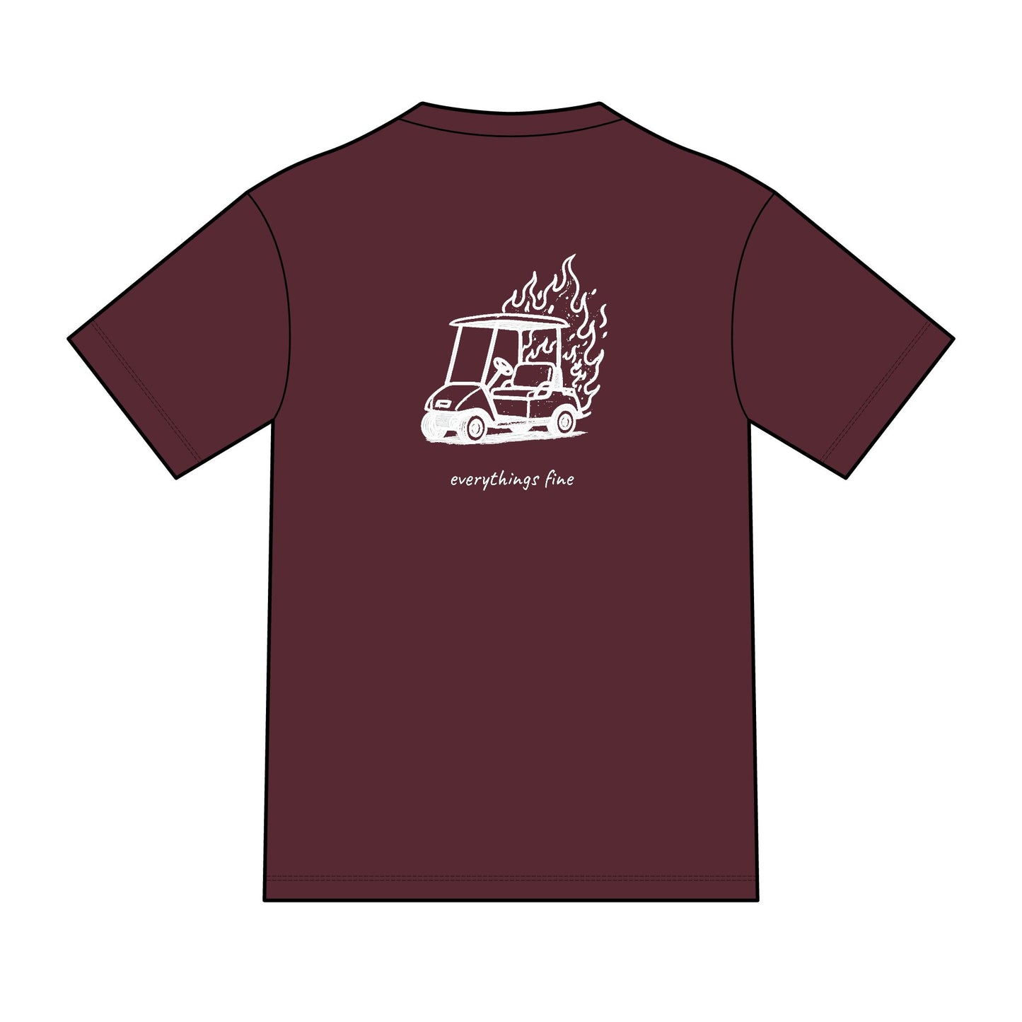"Everything's Fine" Tri-Blend Unisex Tee