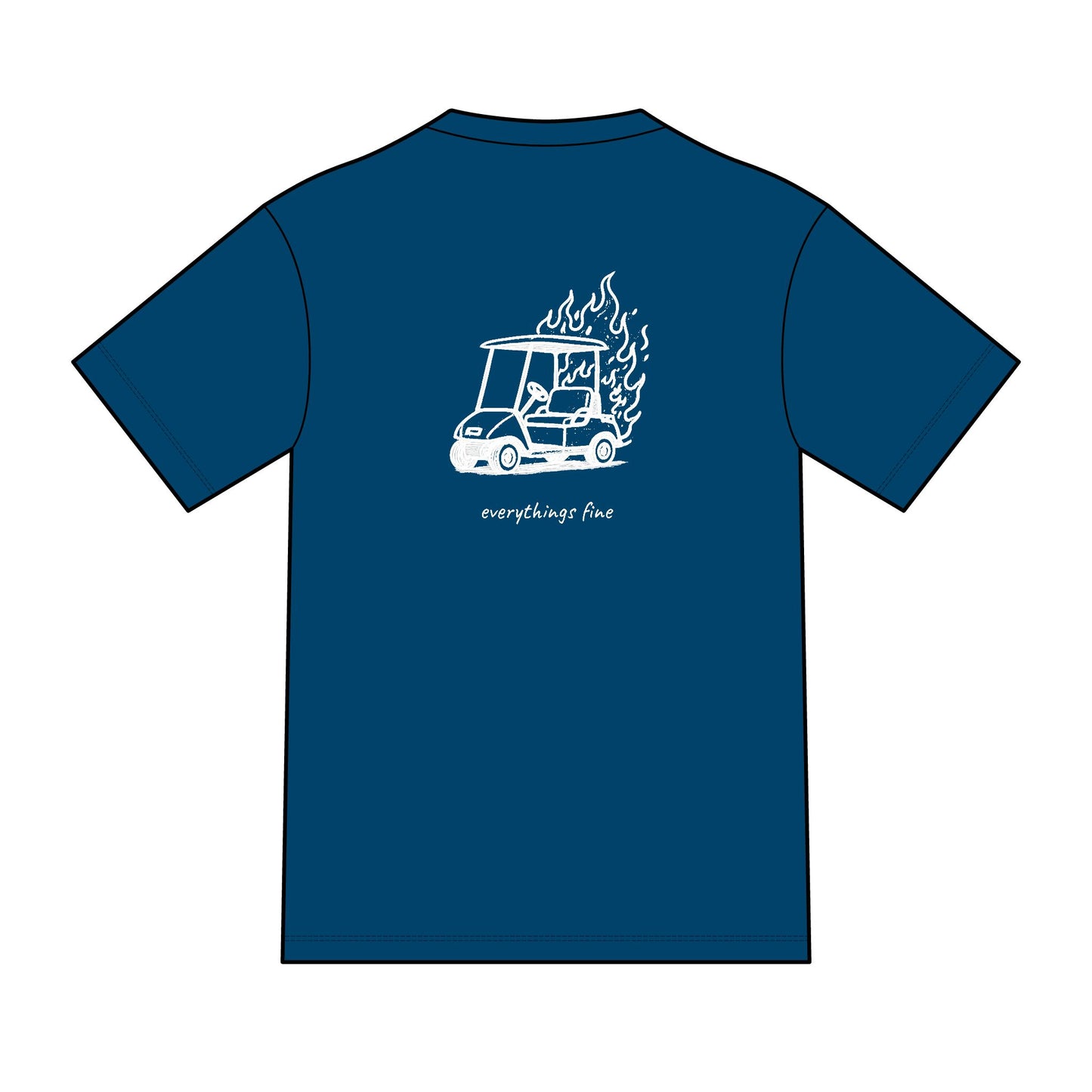 "Everything's Fine" Tri-Blend Unisex Tee