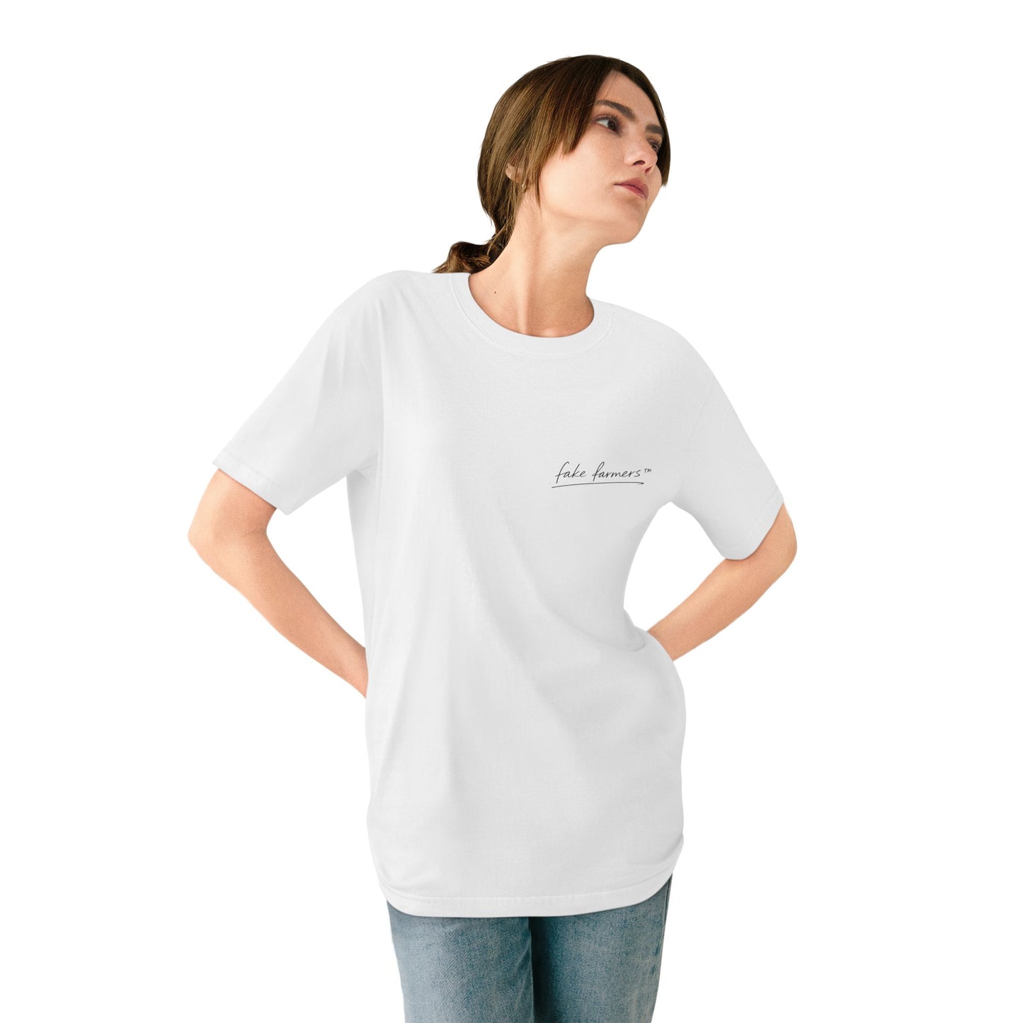 Premium "Fake Farmers" logo Tee (Eco-friendly)
