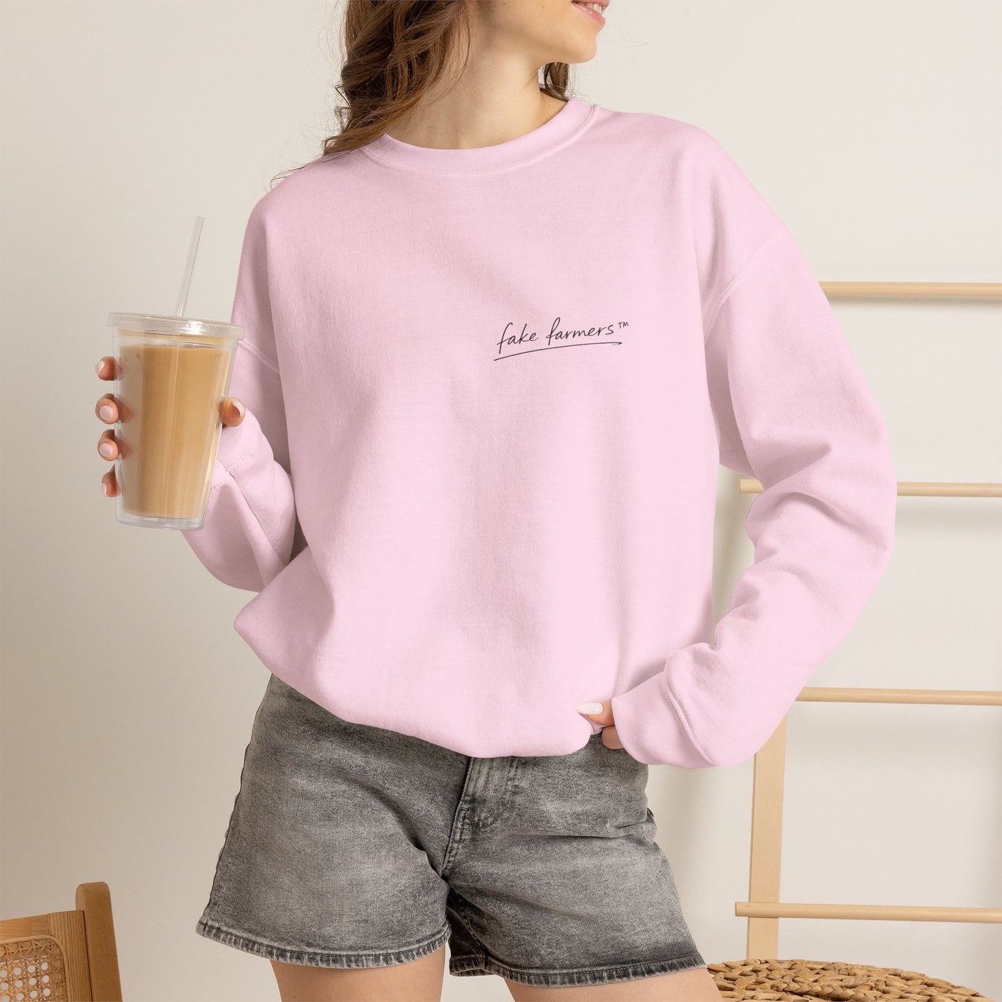 "Started Anyway" - Unisex Crewneck Sweatshirt