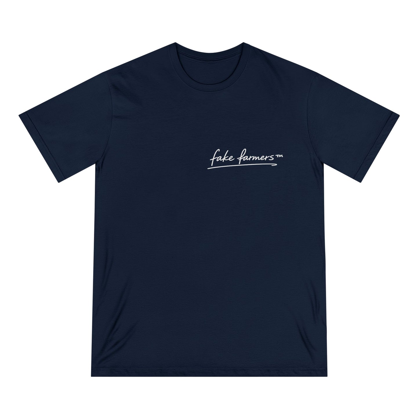 Premium Unisex "Fake Farmers" logo Tee (Eco-friendly)