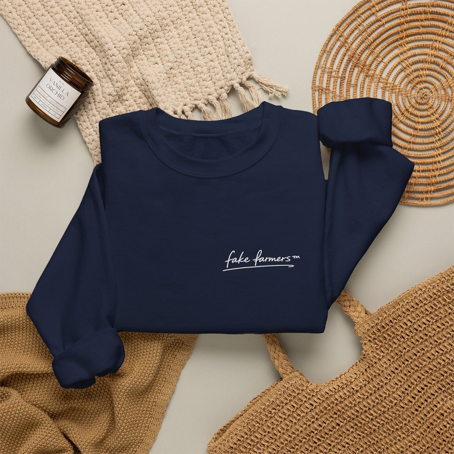 "Started Anyway" - Unisex Crewneck Sweatshirt