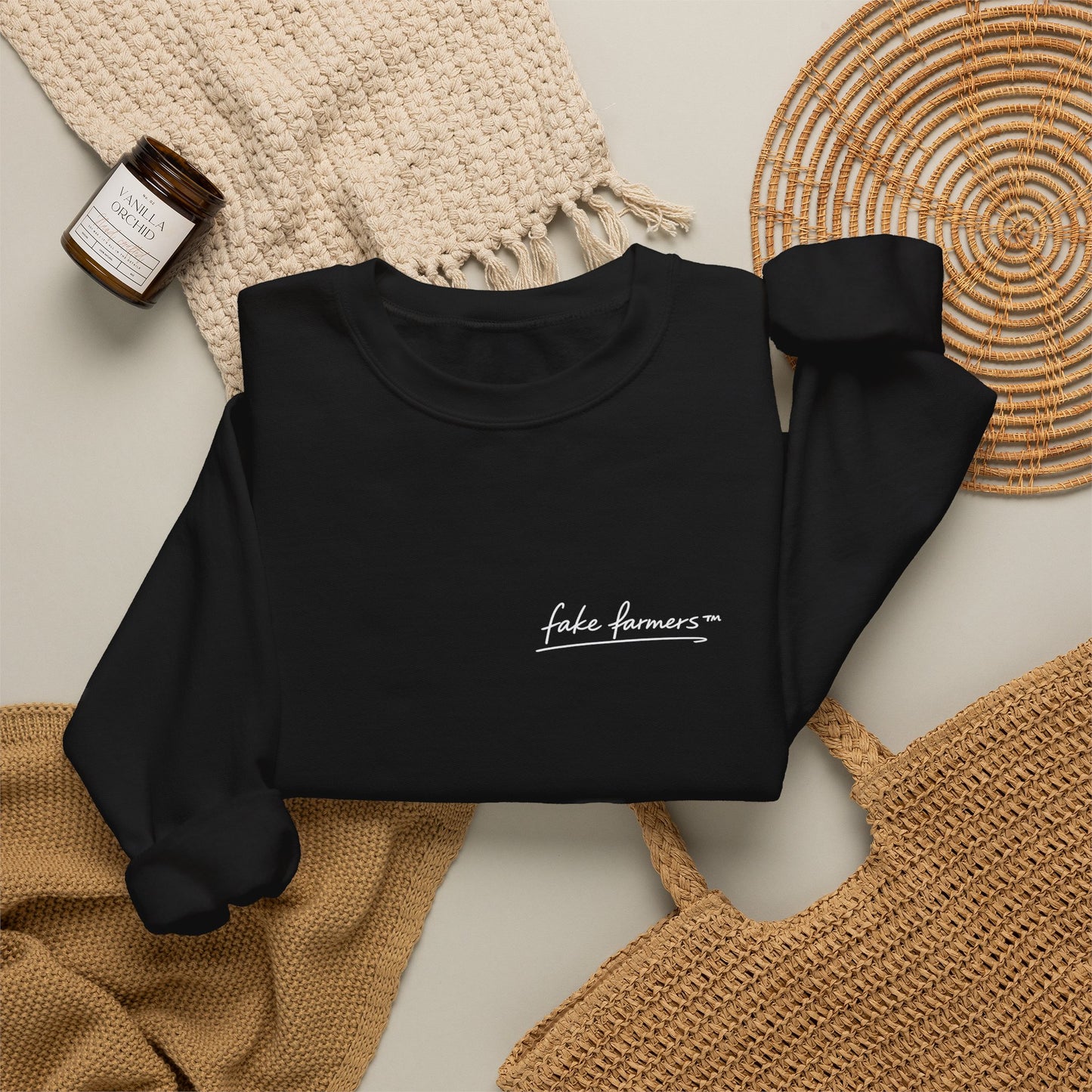 "Started Anyway" - Unisex Crewneck Sweatshirt