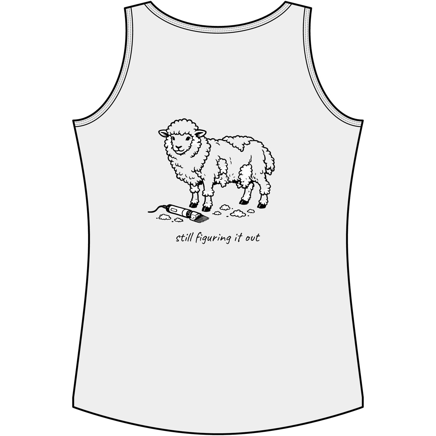 "Still Figuring It Out" Women's Light & Airy Tank