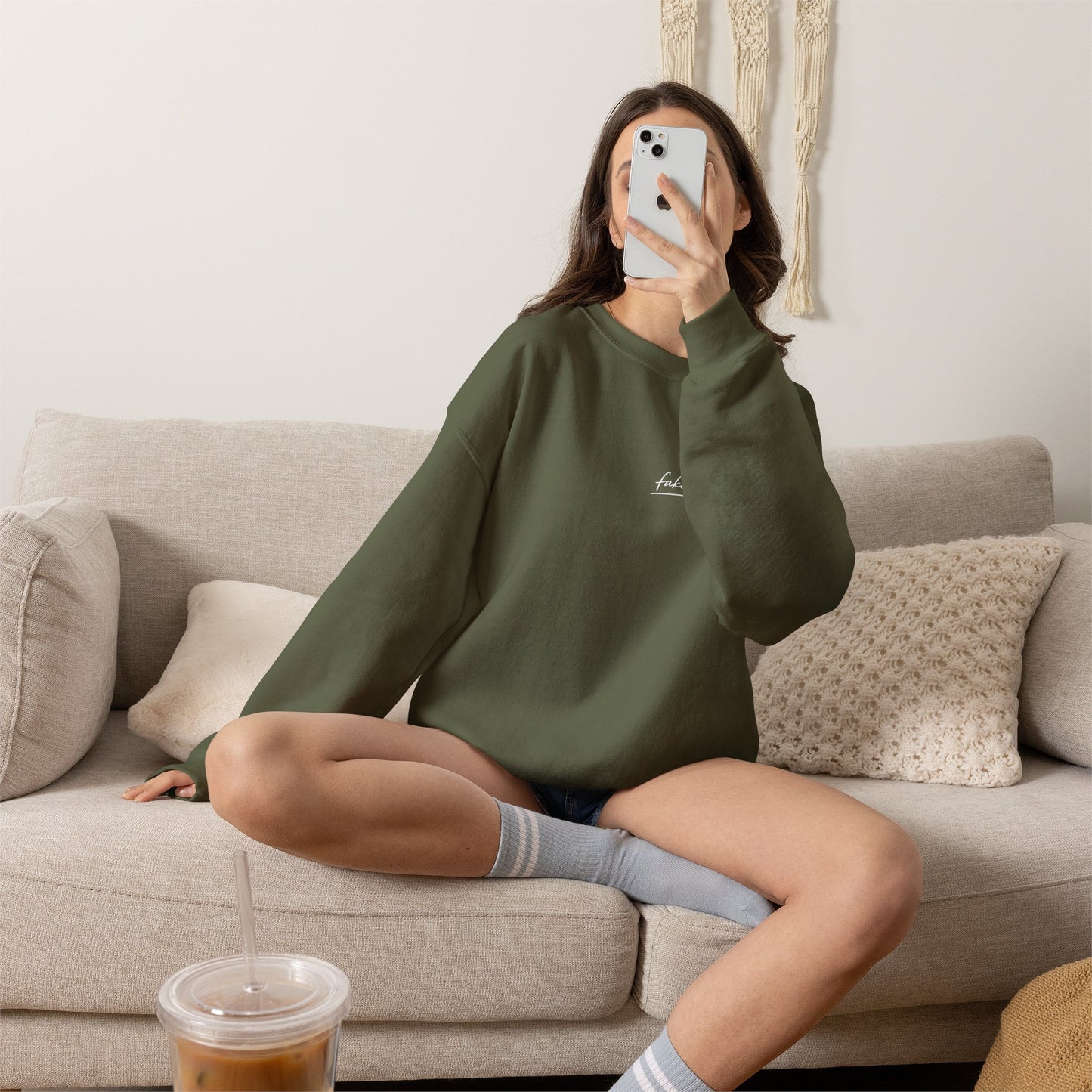 "Started Anyway" - Unisex Crewneck Sweatshirt