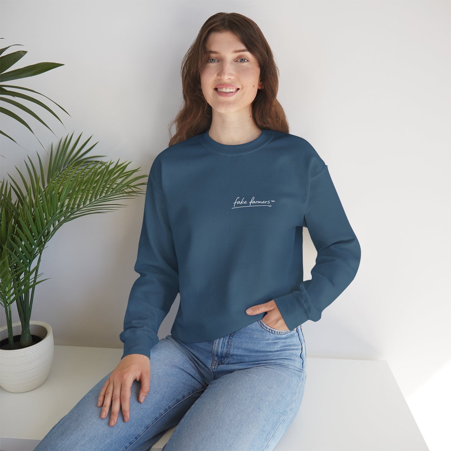 "Started Anyway" - Unisex Crewneck Sweatshirt