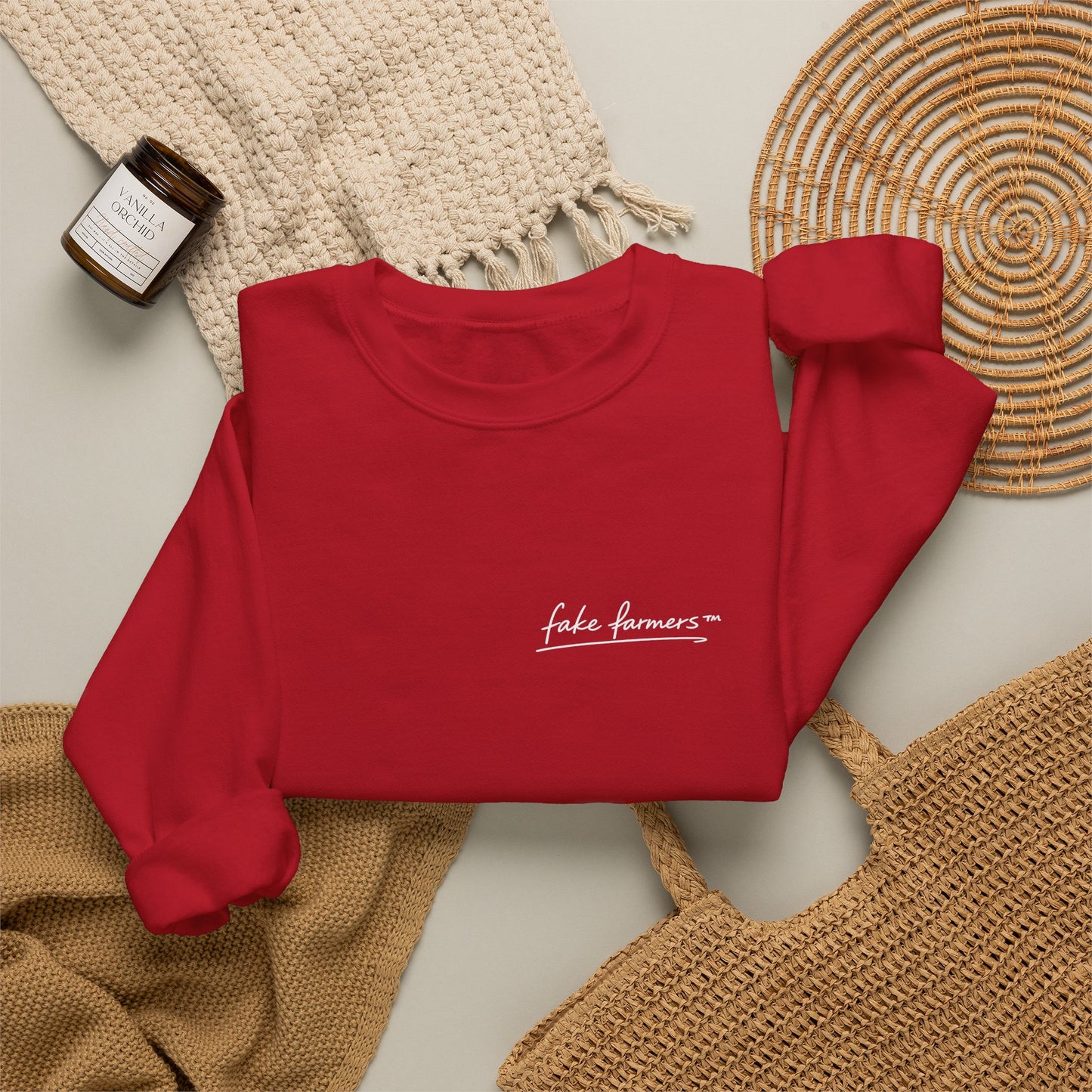 "Started Anyway" - Unisex Crewneck Sweatshirt