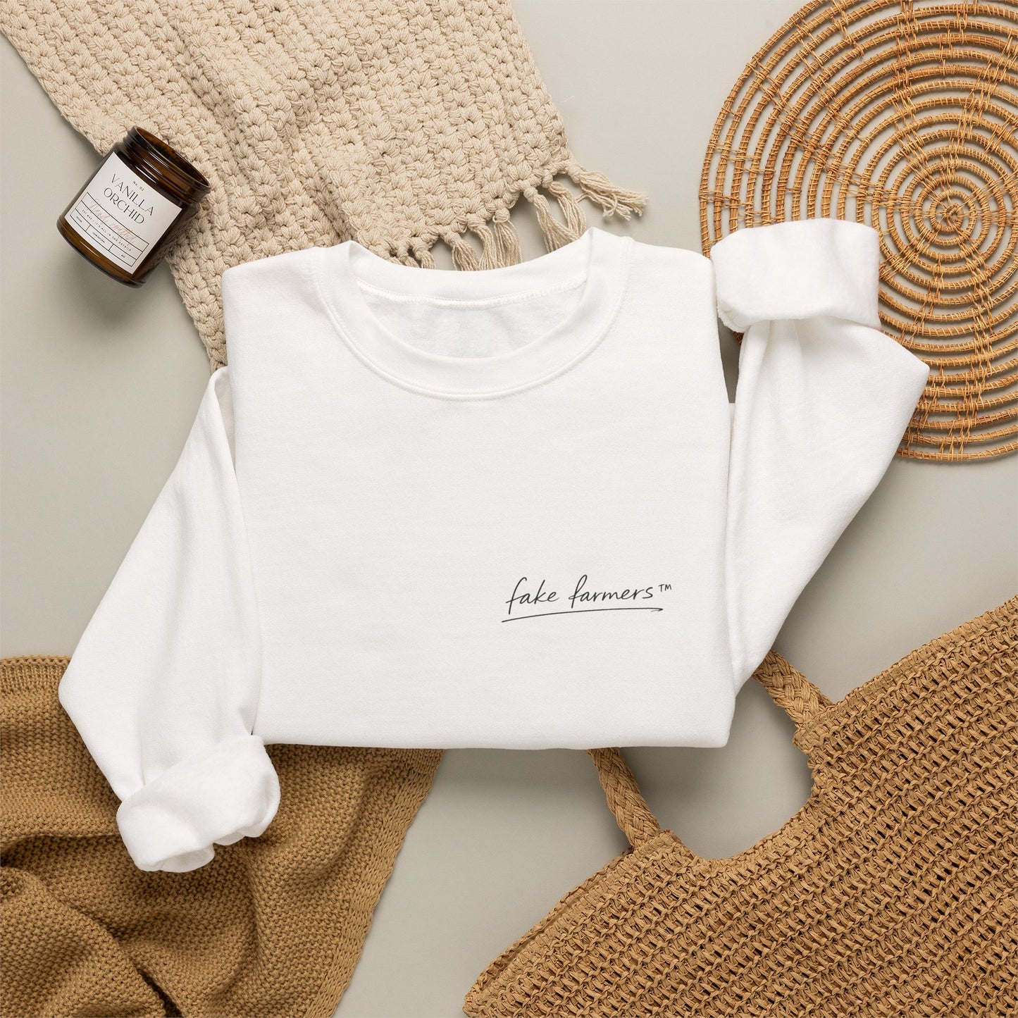 "Started Anyway" - Unisex Crewneck Sweatshirt