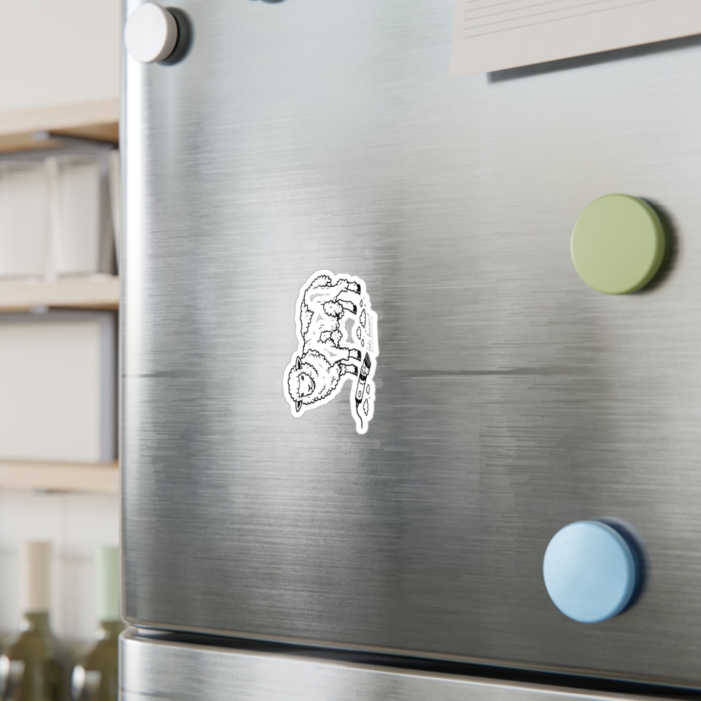 "Freshly Sheared" - 3"x4" Sticker