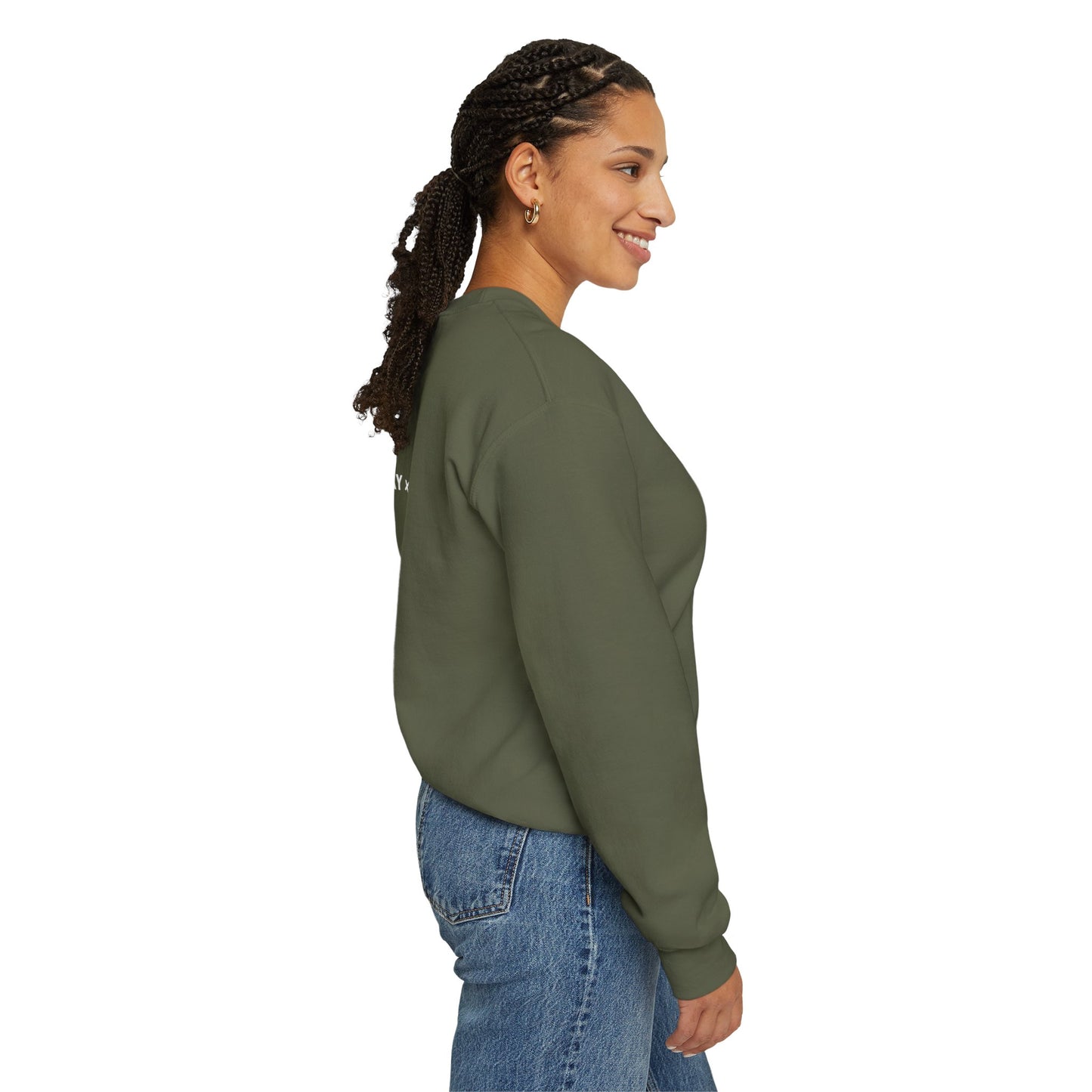 "Started Anyway" - Unisex Crewneck Sweatshirt
