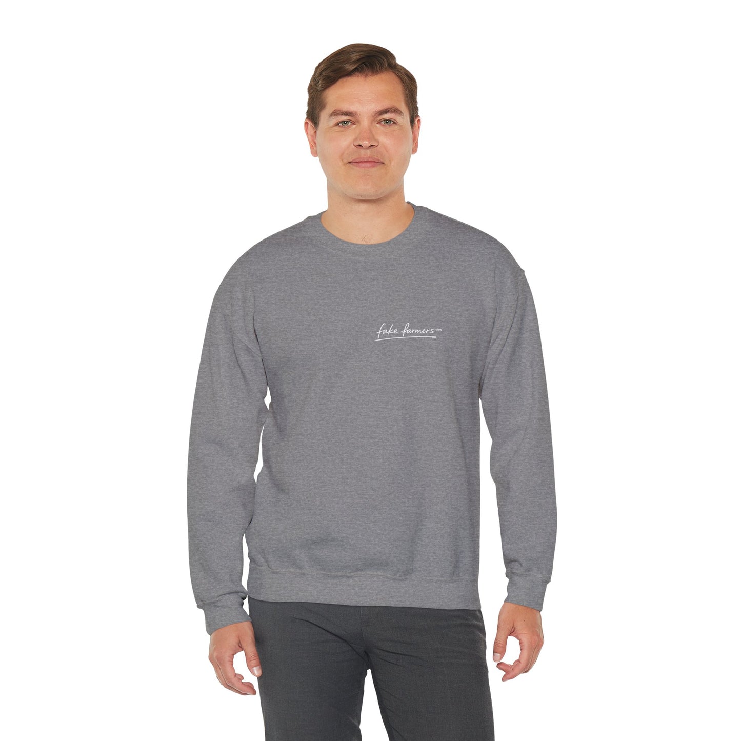 "Started Anyway" - Unisex Crewneck Sweatshirt