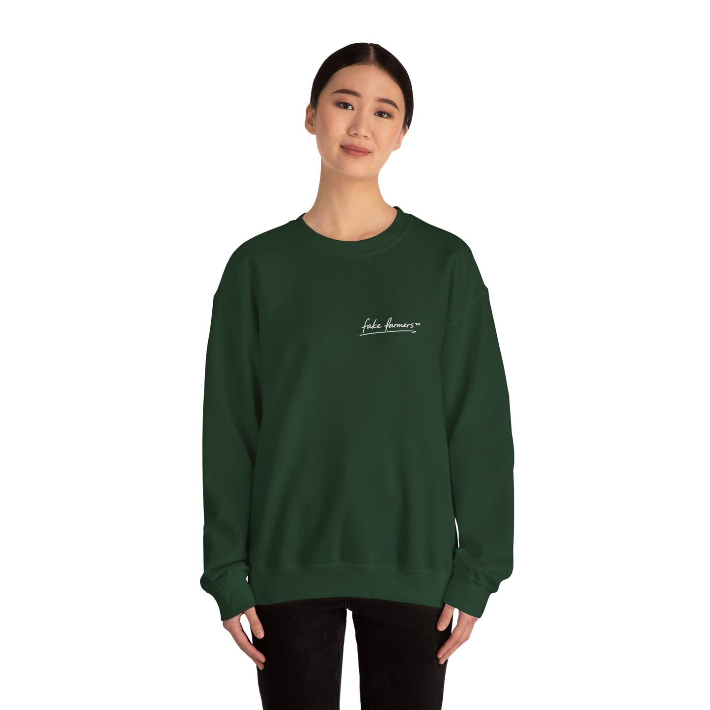 "Started Anyway" - Unisex Crewneck Sweatshirt