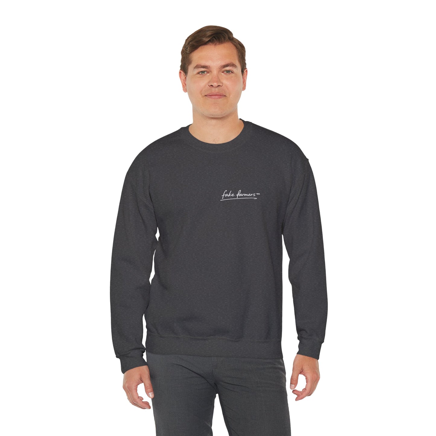 "Started Anyway" - Unisex Crewneck Sweatshirt