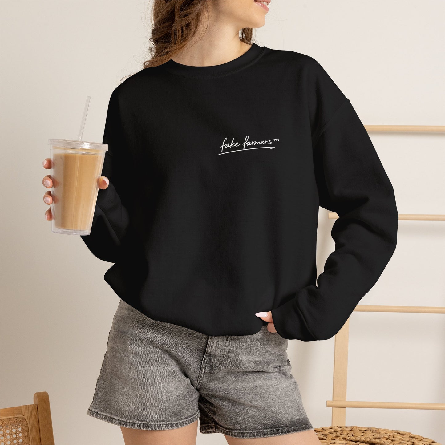 "Started Anyway" - Unisex Crewneck Sweatshirt