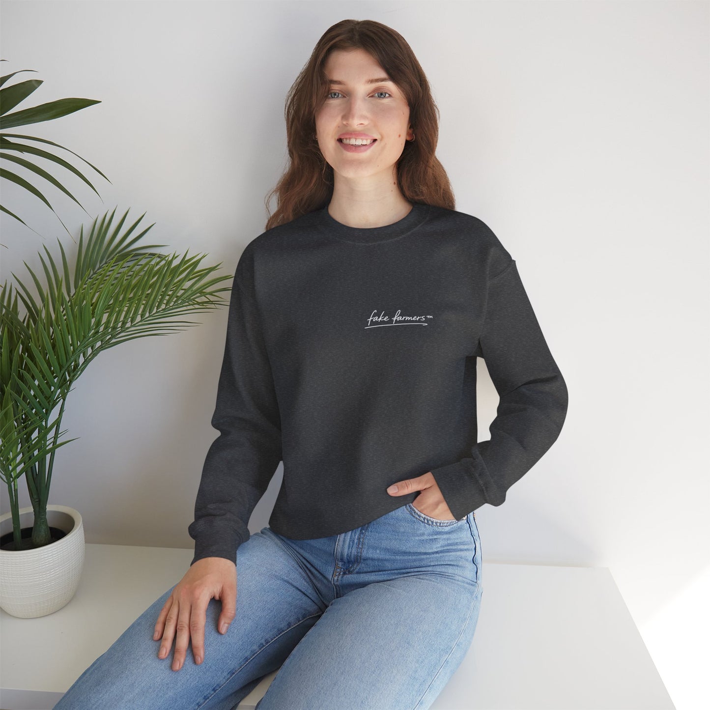 "Started Anyway" - Unisex Crewneck Sweatshirt