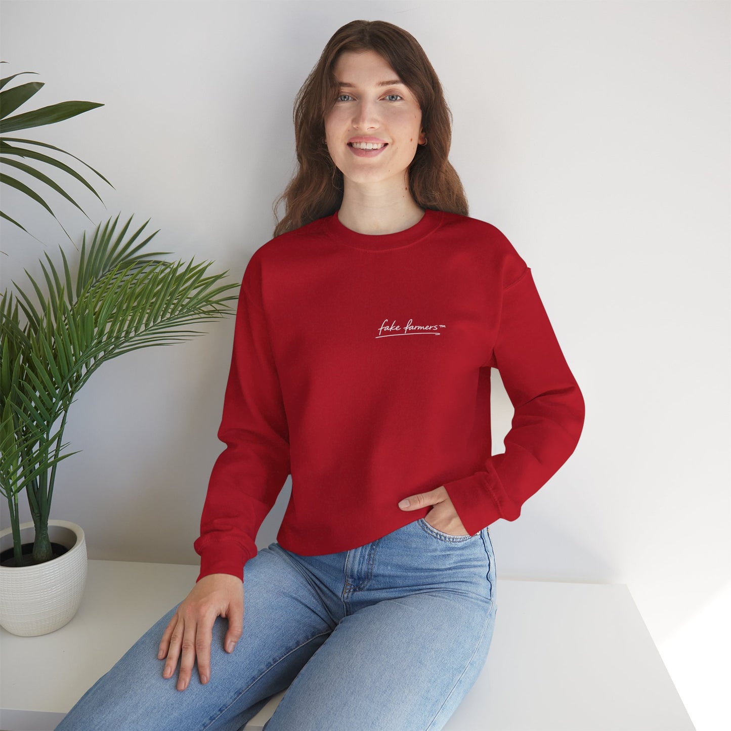 "Started Anyway" - Unisex Crewneck Sweatshirt