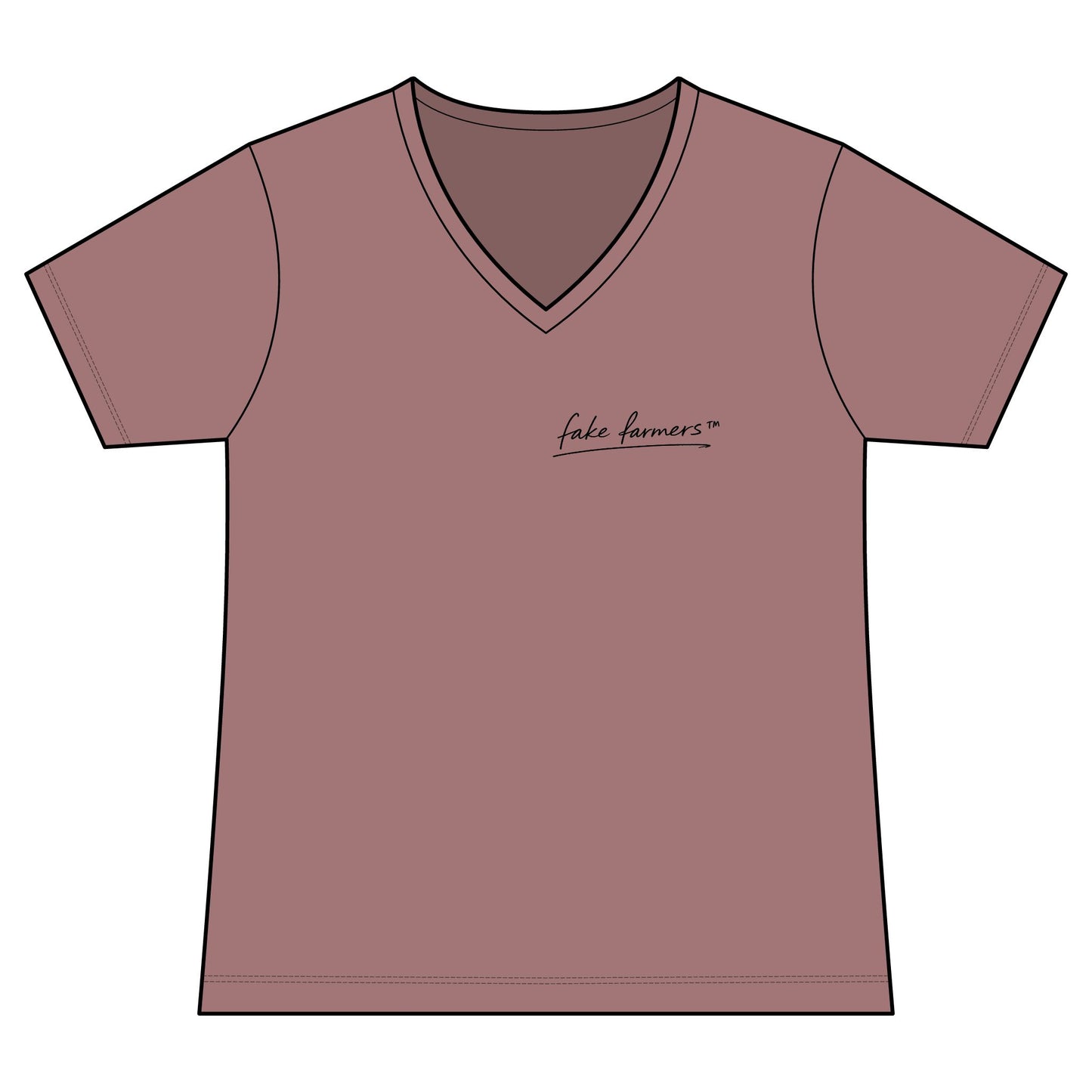 "Started Anyway" Women's Relaxed V-neck Tee