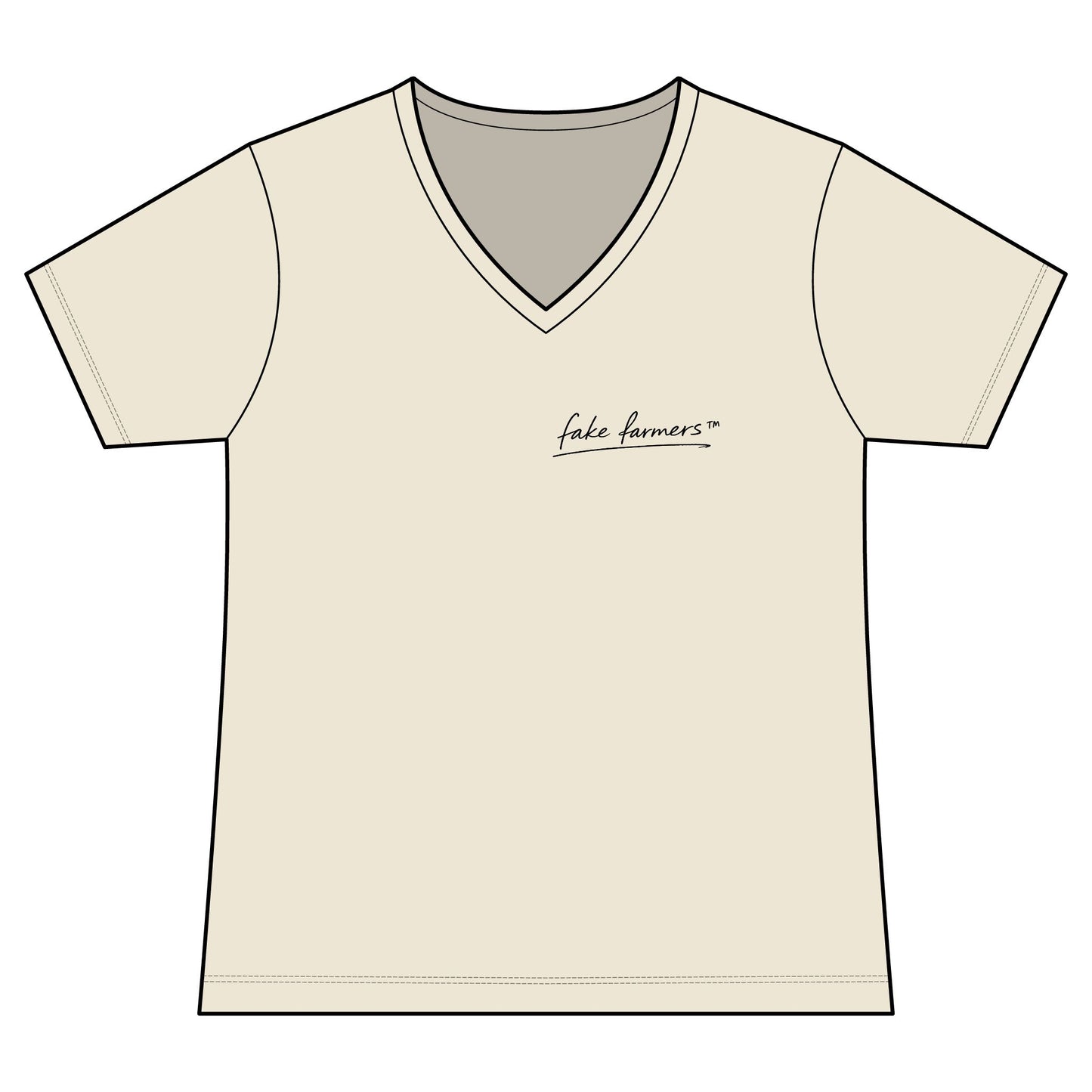 "Started Anyway" Women's Relaxed V-neck Tee