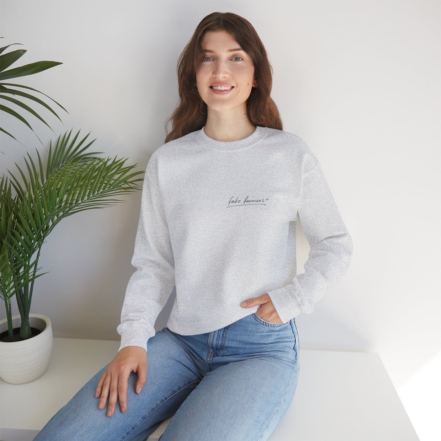 "Started Anyway" - Unisex Crewneck Sweatshirt