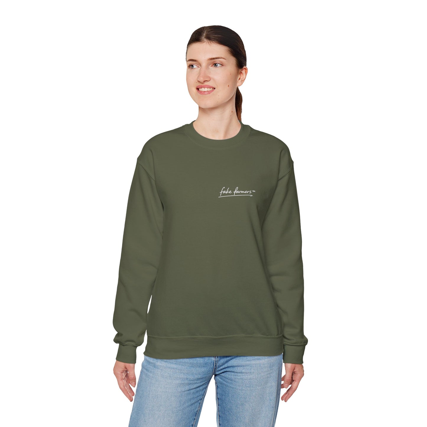 "Started Anyway" - Unisex Crewneck Sweatshirt