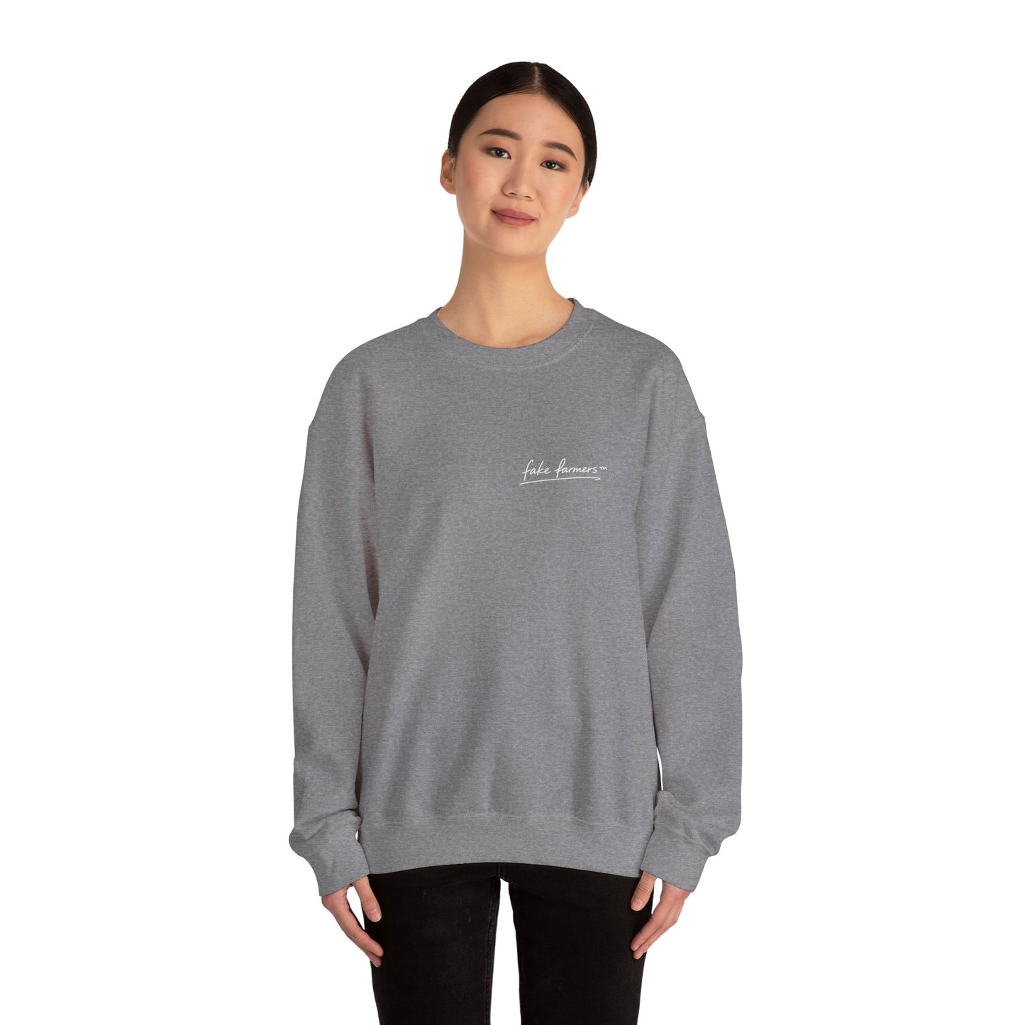 "Started Anyway" - Unisex Crewneck Sweatshirt