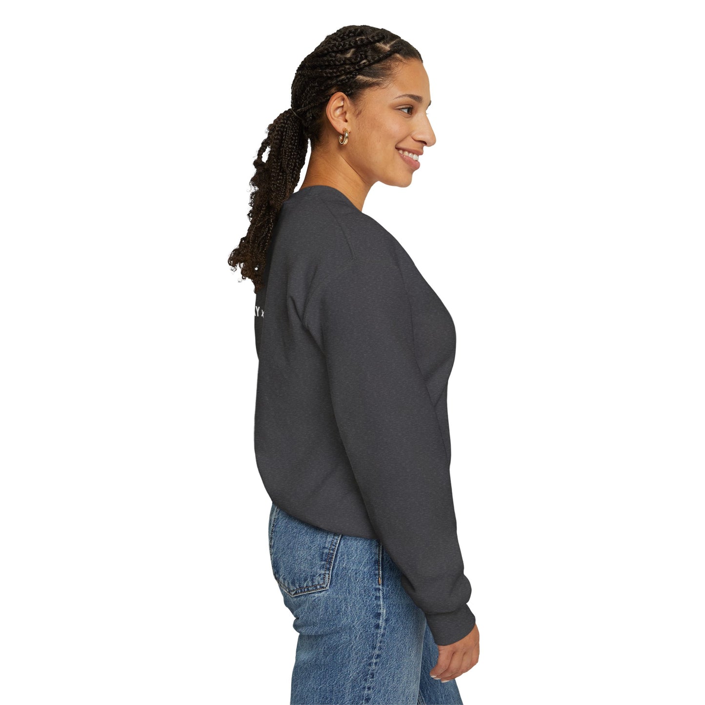 "Started Anyway" - Unisex Crewneck Sweatshirt