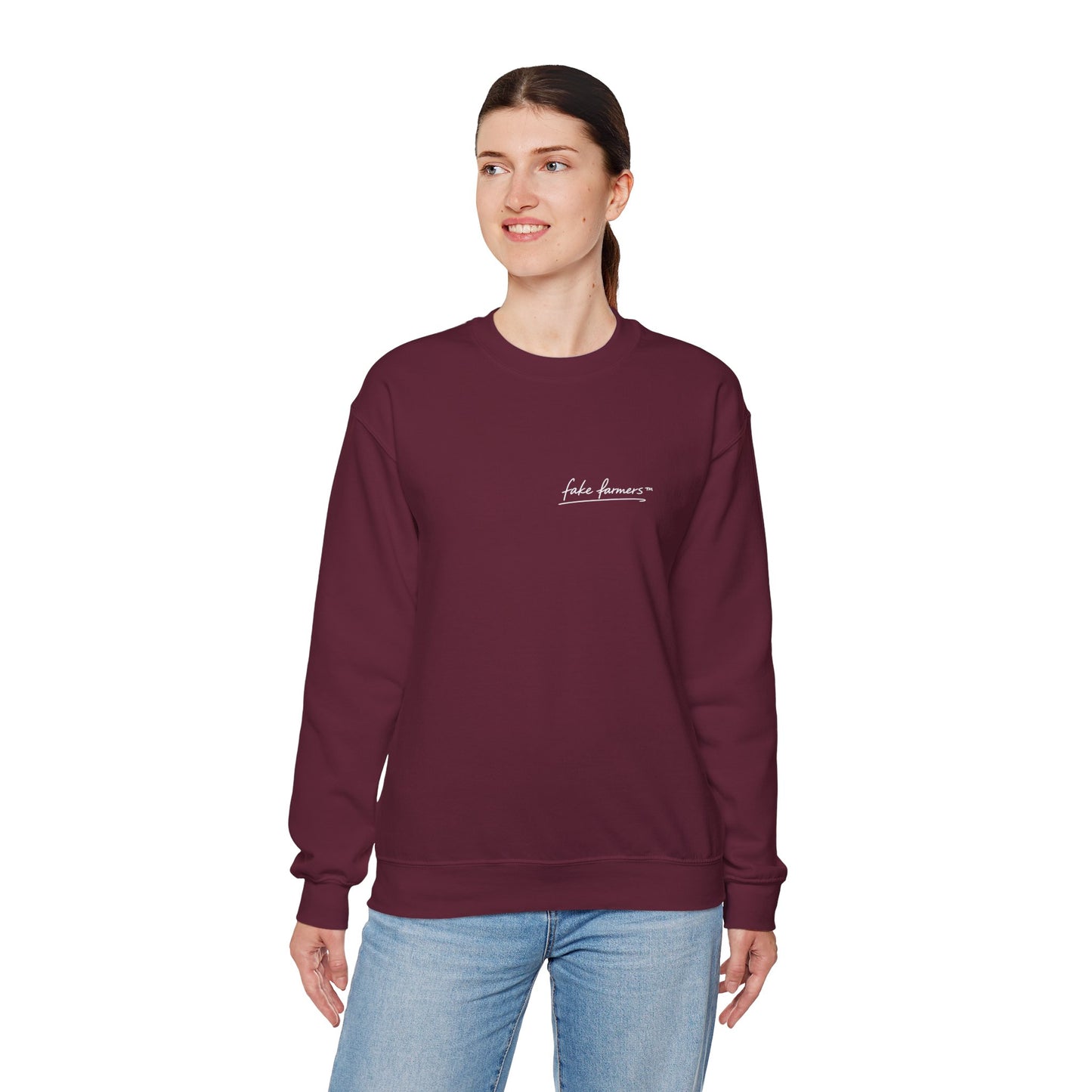 "Started Anyway" - Unisex Crewneck Sweatshirt