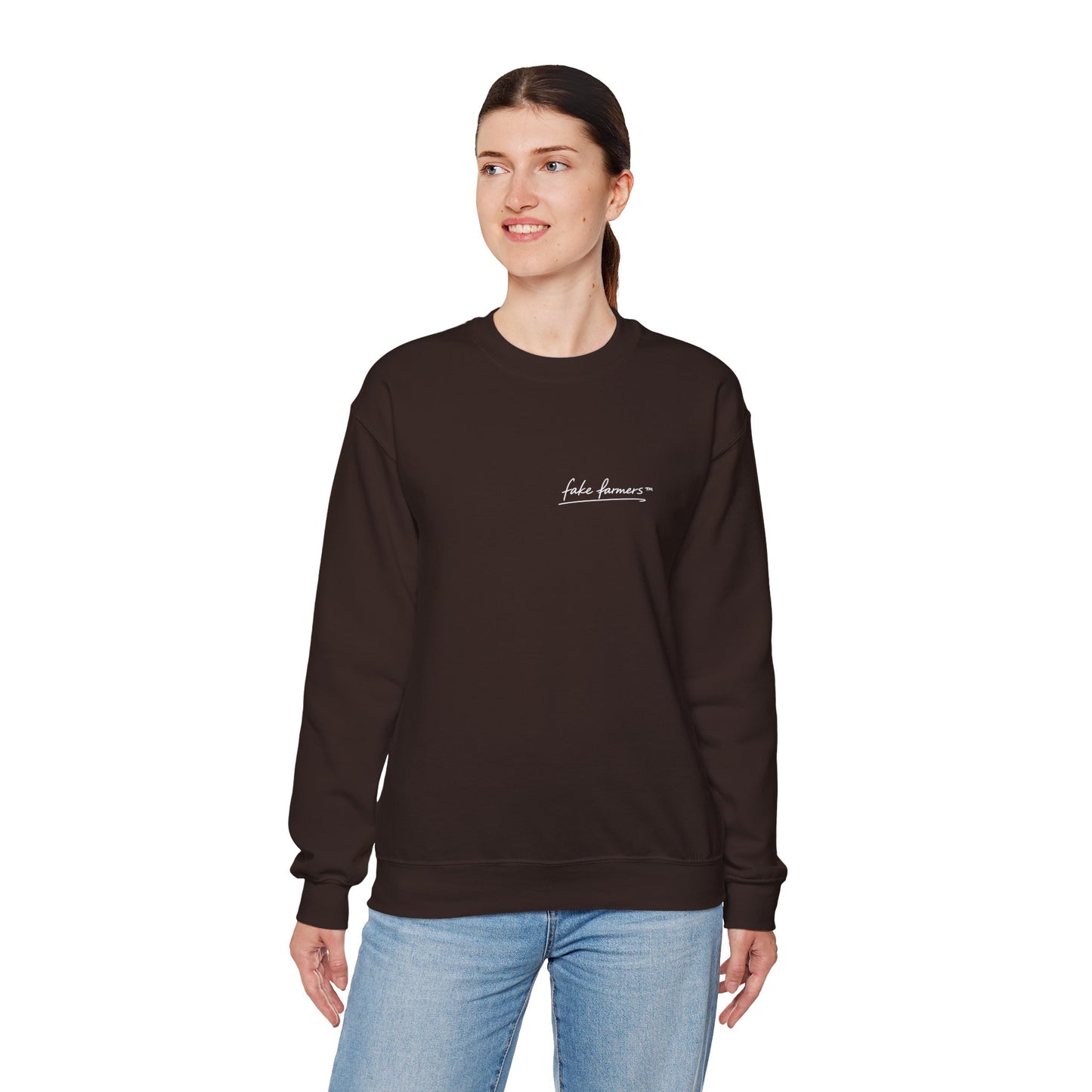 "Started Anyway" - Unisex Crewneck Sweatshirt
