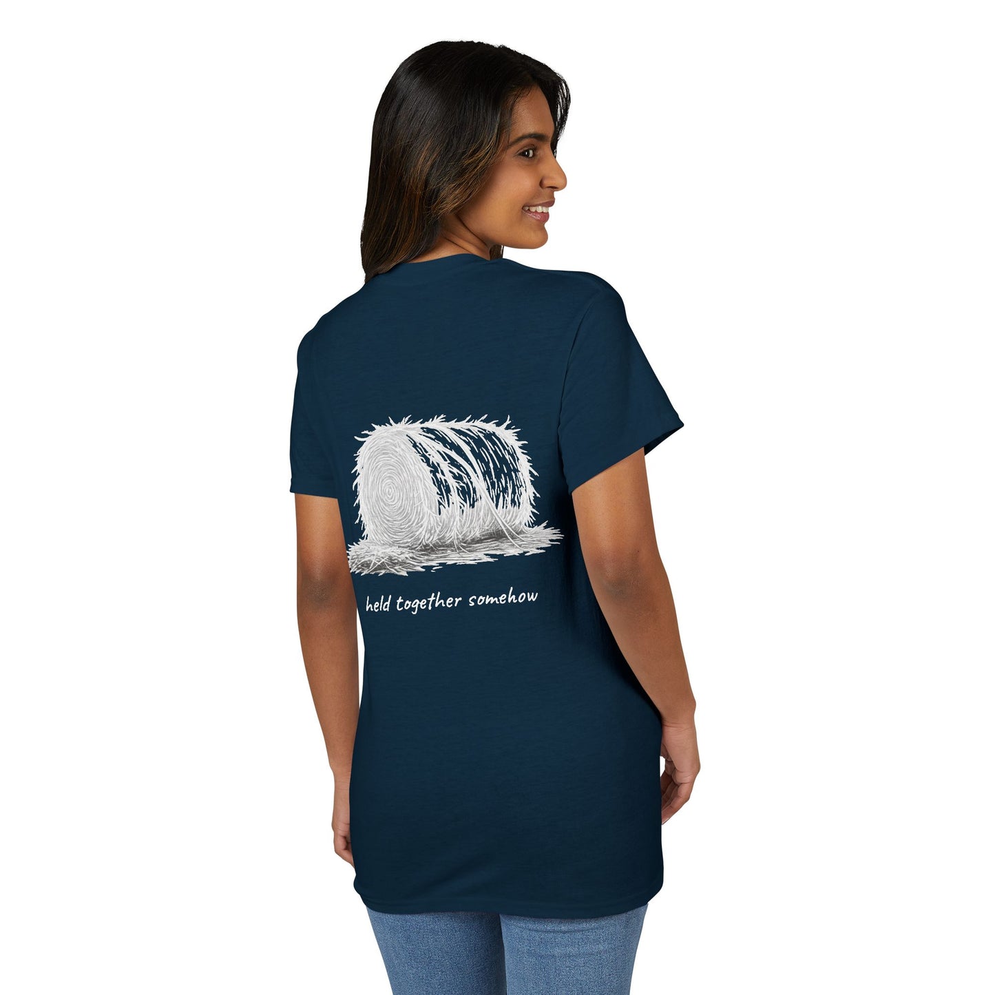 "Held Together Somehow" Unisex Dryblend® Tee