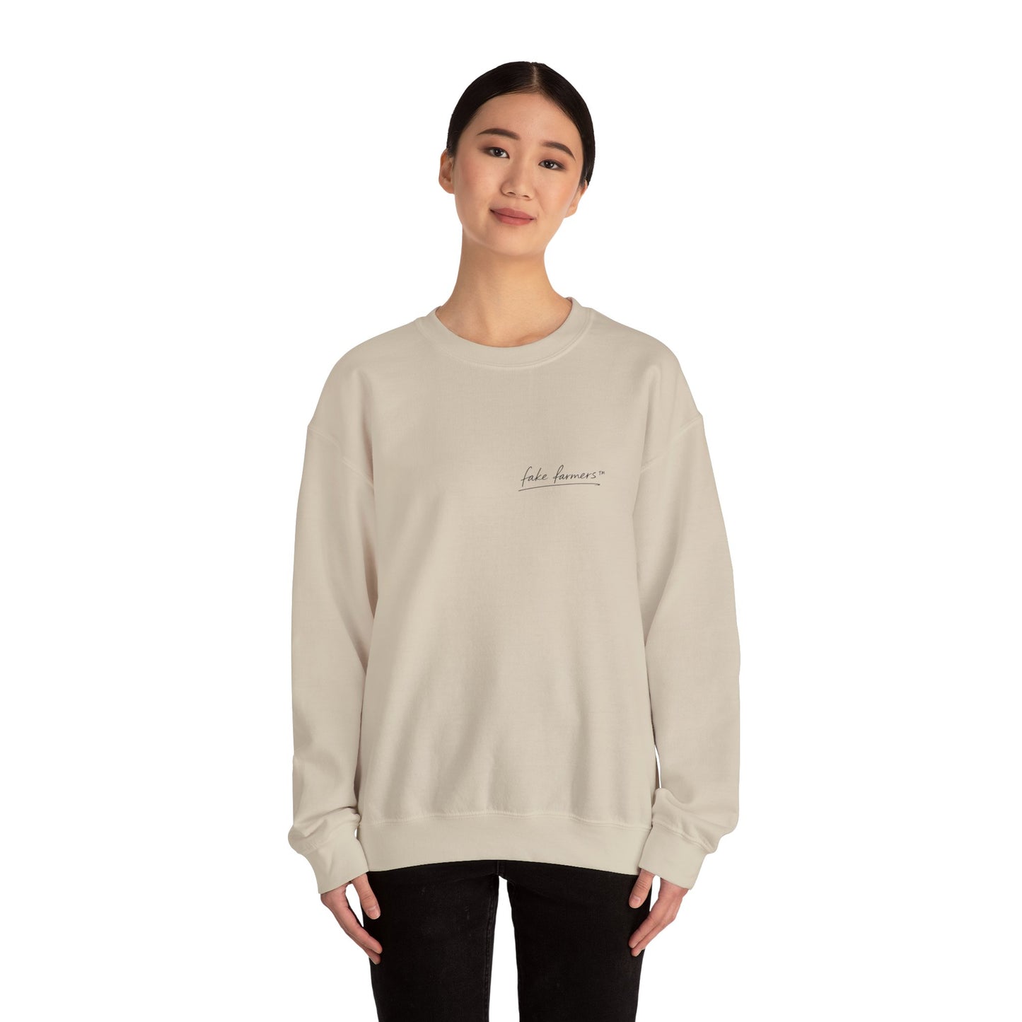 "Started Anyway" - Unisex Crewneck Sweatshirt