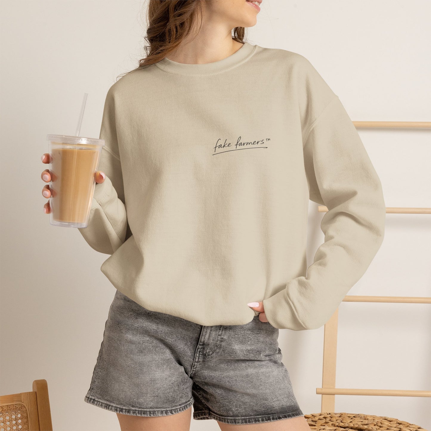 "Started Anyway" - Unisex Crewneck Sweatshirt