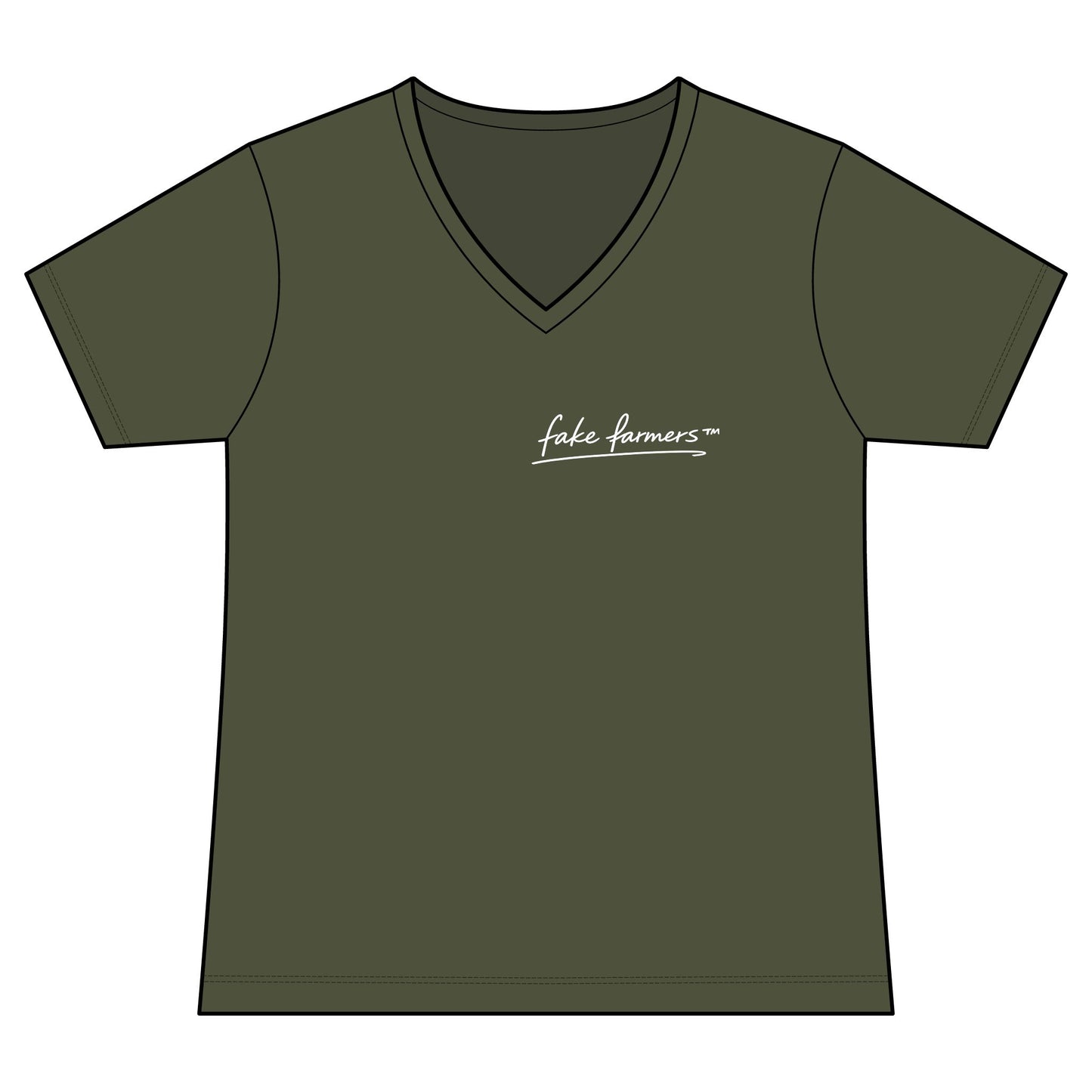 "Started Anyway" Women's Relaxed V-neck Tee